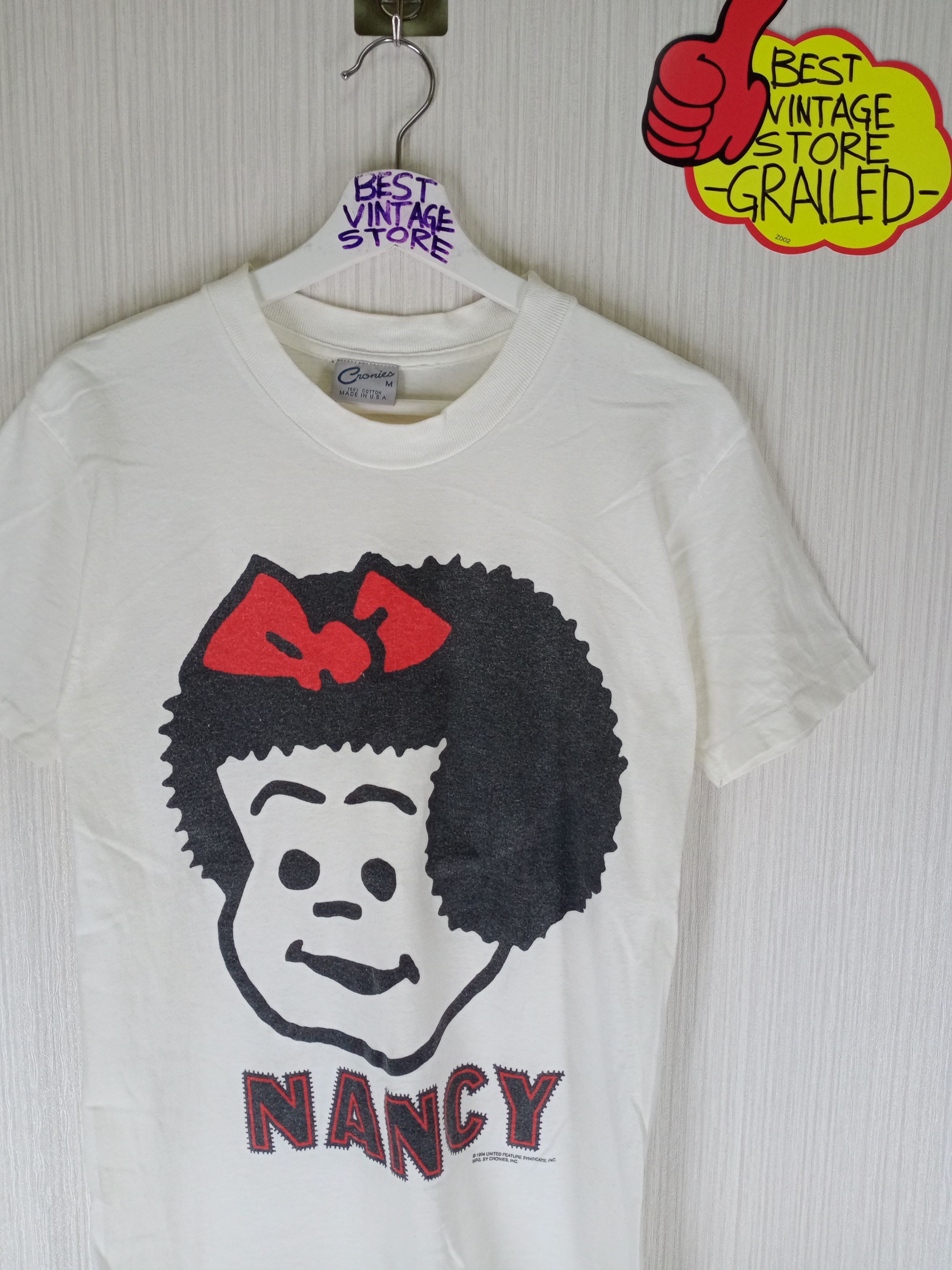 Cartoon Network Vintage 90s Nancy Cartoon White tee Size US S / EU 44-46 / 1 - 2 Thumbnail