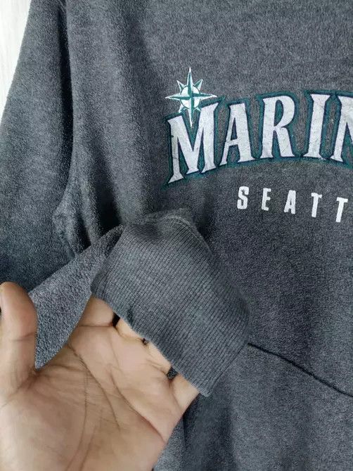 MLB × Vintage Vintage MLB Seattle Mariners Hoodie Fleece Sweatshirt Size US XL / EU 56 / 4 - 7 Thumbnail
