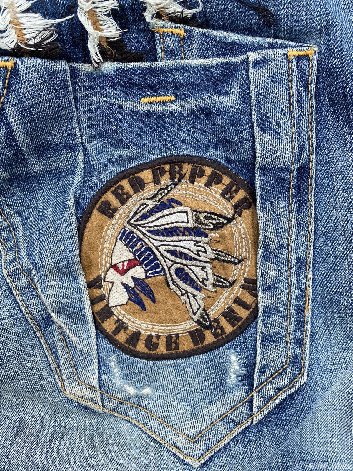 Other Redpeper Jeans Apache Design Size US 30 / EU 46 - 11 Thumbnail
