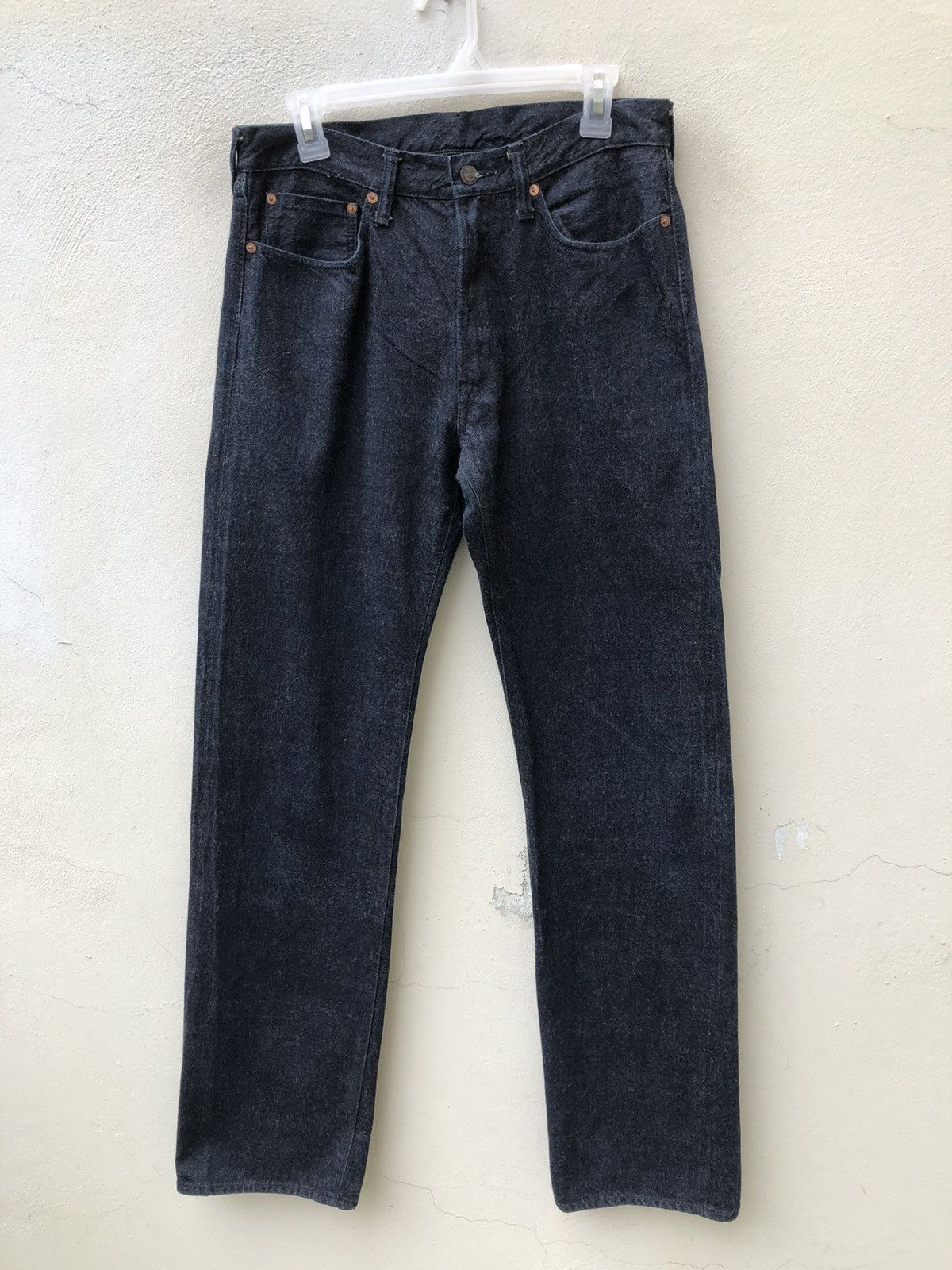 45rpm Vintage 45rpm Japan Indigo Blue Denim Selvedge Jeans Size US 32 / EU 48 - 1 Thumbnail