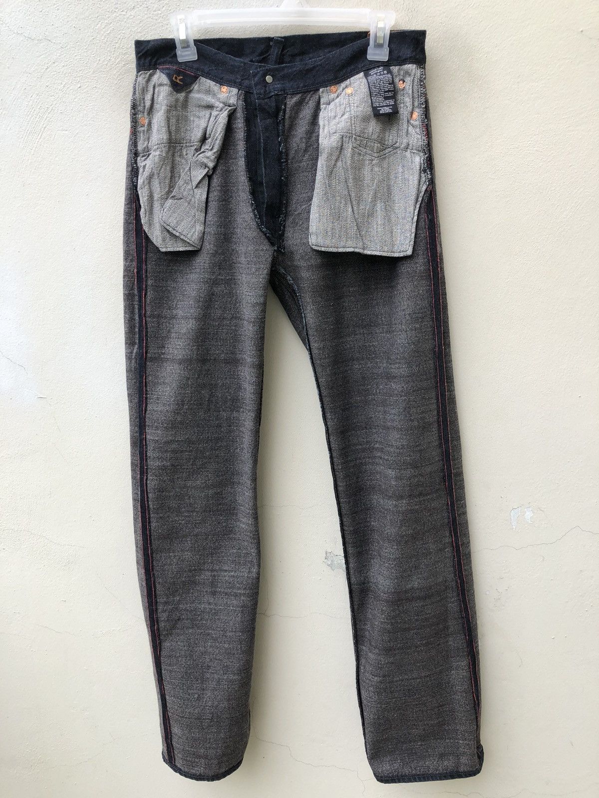 45rpm Vintage 45rpm Japan Indigo Blue Denim Selvedge Jeans Size US 32 / EU 48 - 19 Thumbnail