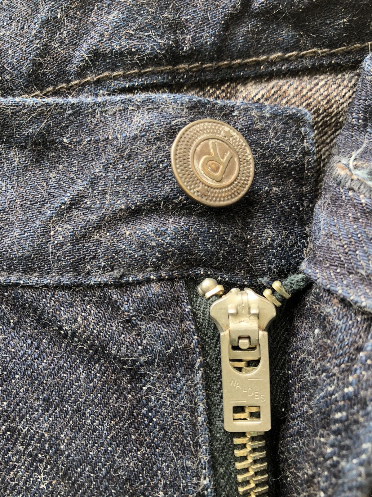 45rpm Vintage 45rpm Japan Indigo Blue Denim Selvedge Jeans Size US 32 / EU 48 - 3 Thumbnail
