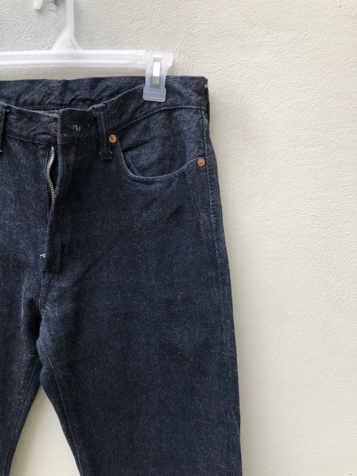 45rpm Vintage 45rpm Japan Indigo Blue Denim Selvedge Jeans Size US 32 / EU 48 - 7 Thumbnail