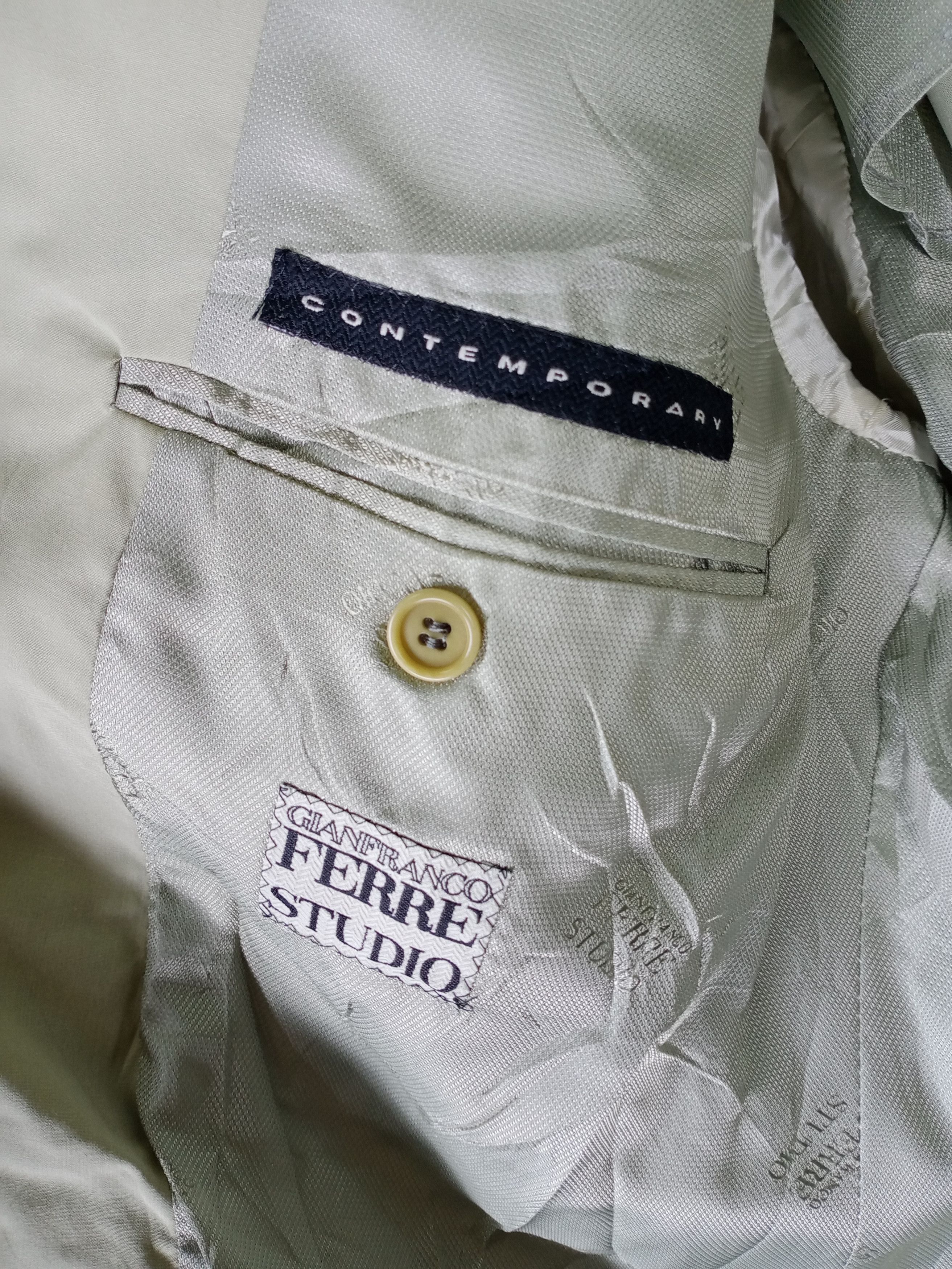 Gianfranco Ferre RARE VINTAGE GIANFRANCO FERRE MENS BLAZER JACKET Size US L / EU 52-54 / 3 - 4 Thumbnail