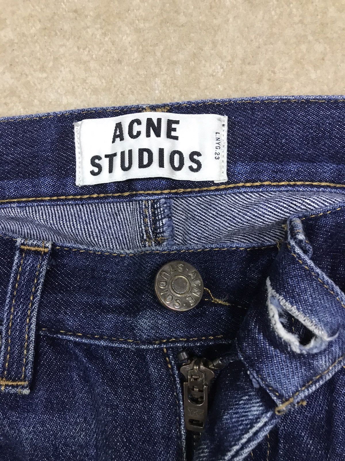 Acne Studios Acne Studios Max Raw Denim Size 29" - 8 Thumbnail