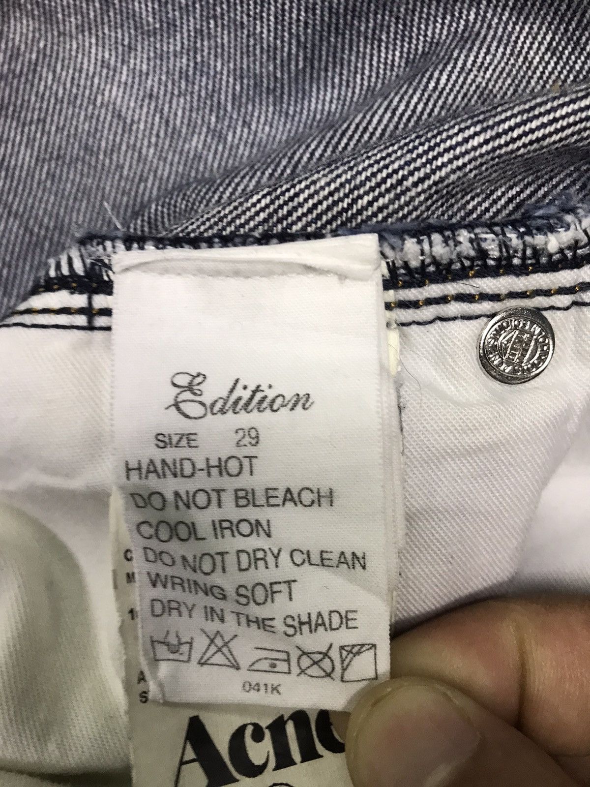 Acne Studios Acne Studios Max Raw Denim Size 29" - 10 Thumbnail