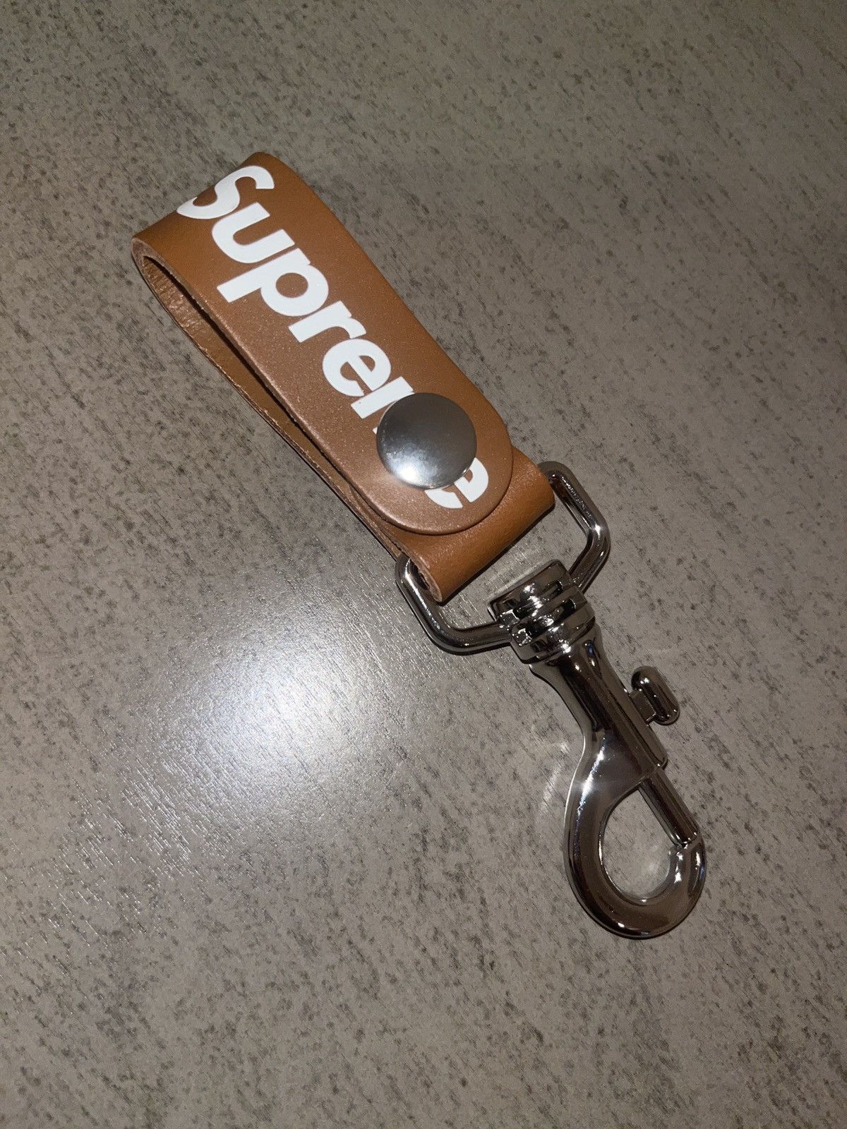 Supreme Leather Key Loop