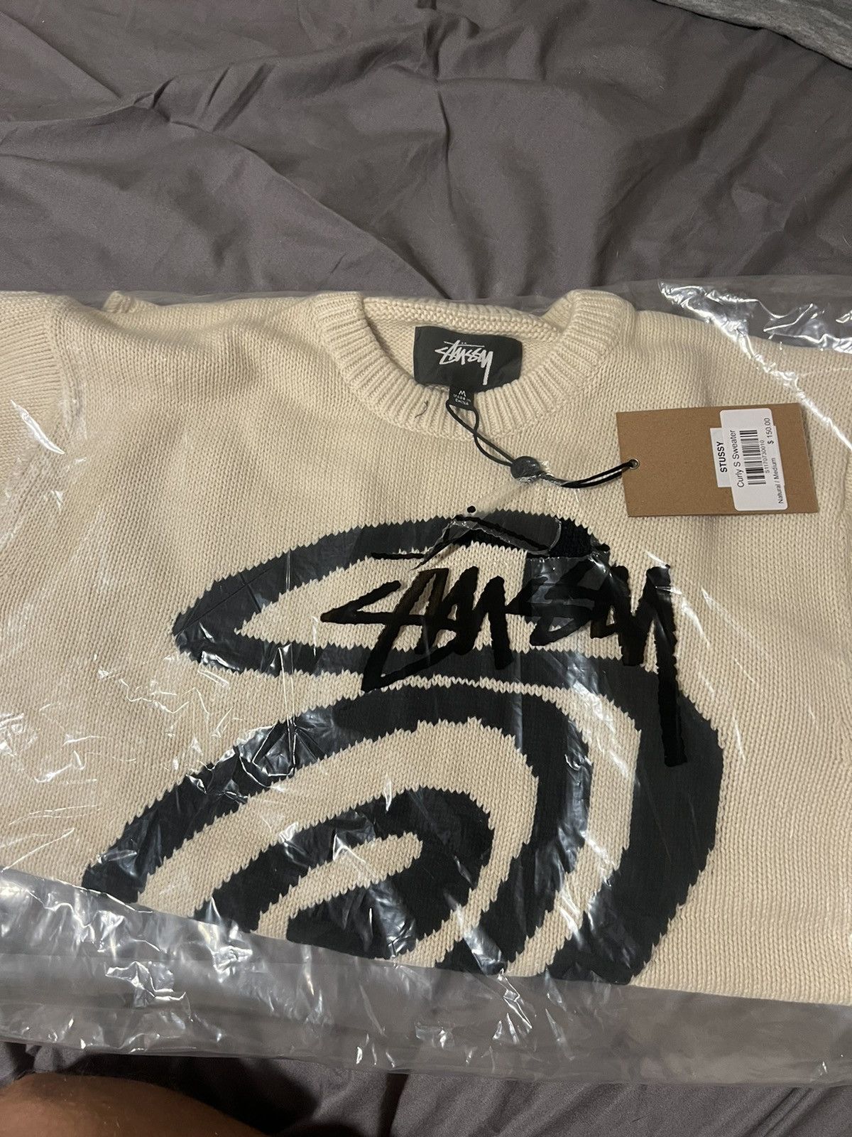 stussy-stussy-curly-s-knit-natural-sweater-fall-2022-size-medium