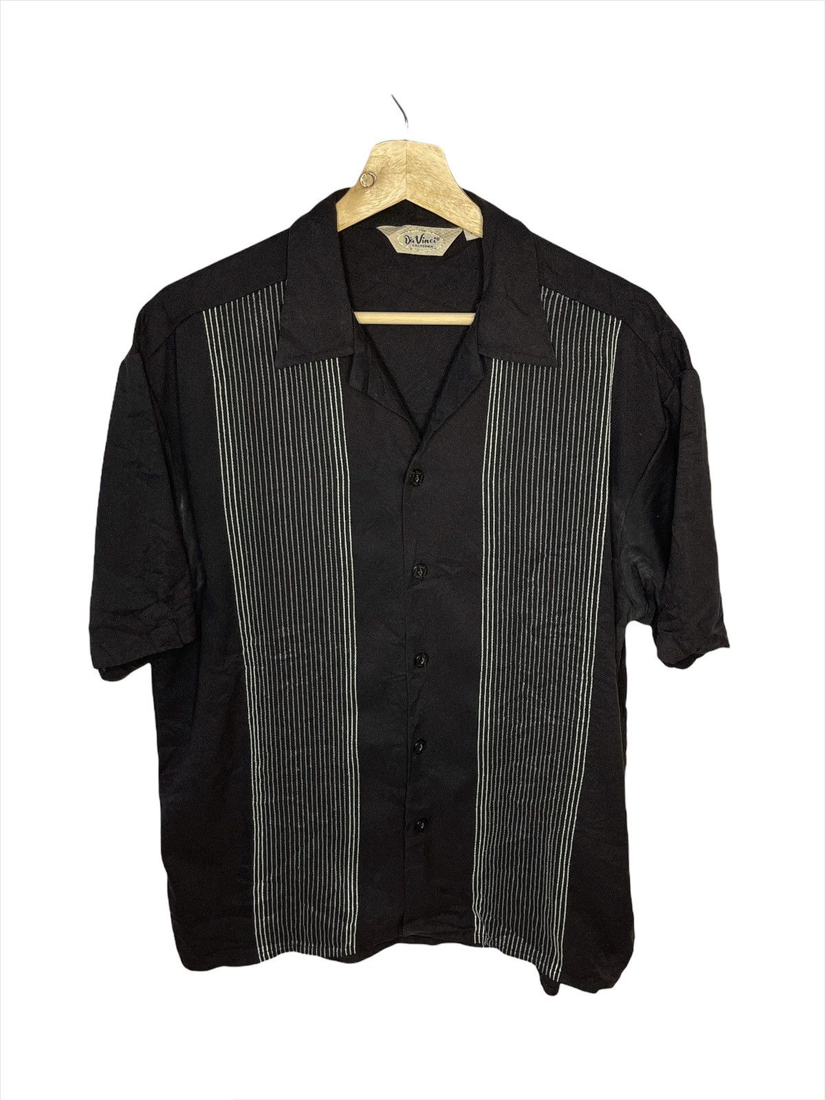 トップス 60s Da Vinci vintage rayon shirt トップス 60s Da Vinci