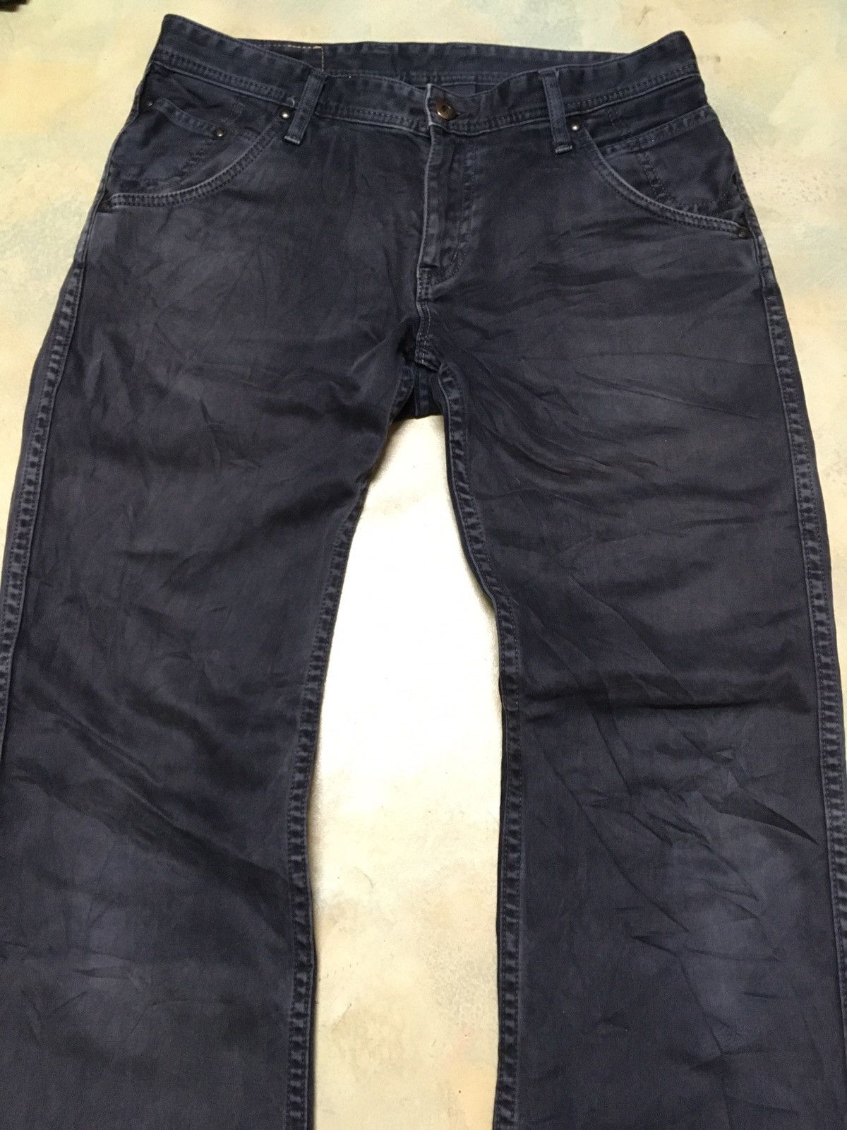 Johnbull Vintage John Bull Japanese Brand Distressed Style Denim Size US 33 - 3 Thumbnail
