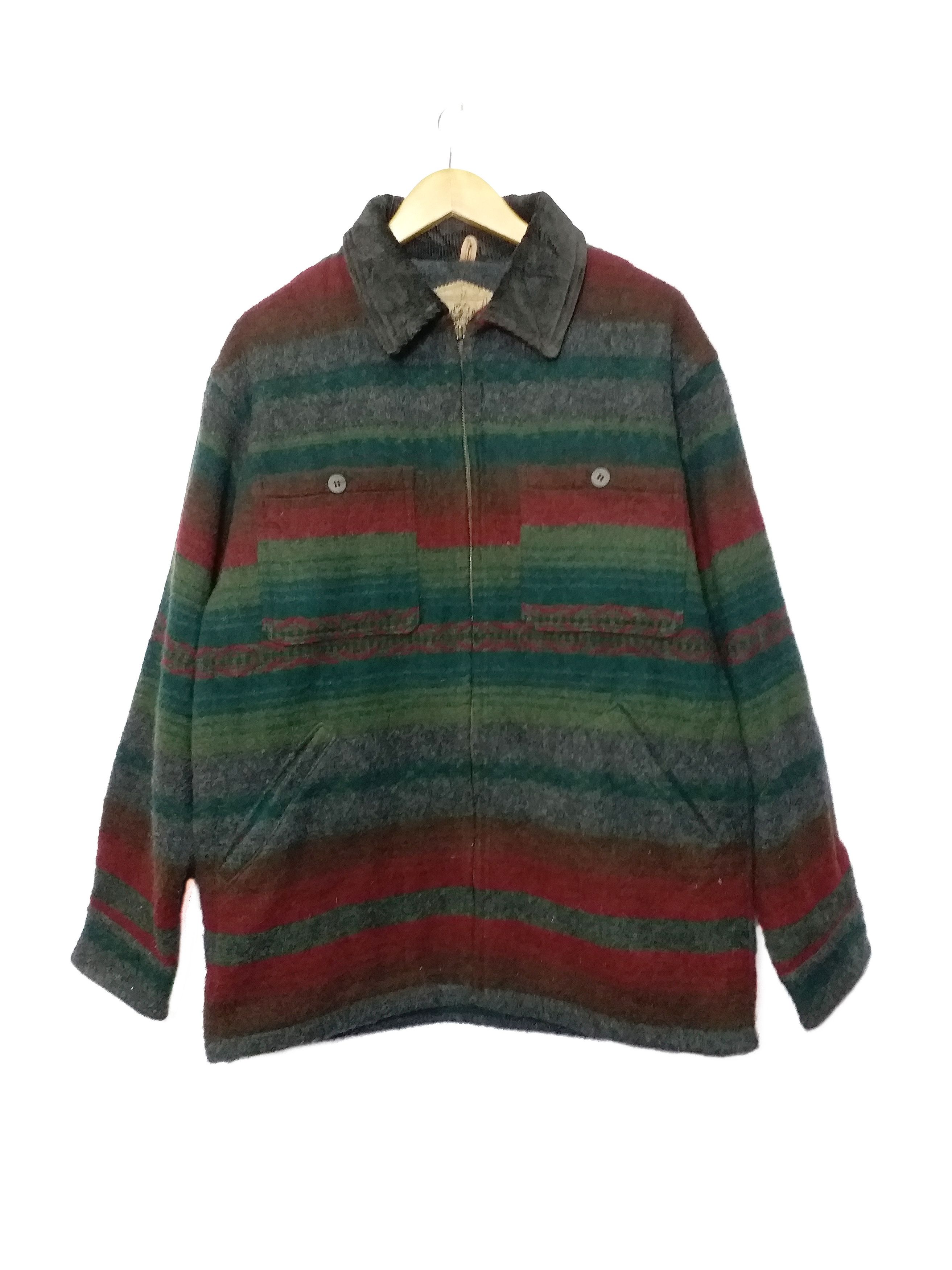 Woolrich Woolen Mills WINTER OFFER💥VINTAGE 80’s WOOLRICH NATIVE AMERICAN WOOL J Size US M / EU 48-50 / 2 - 1 Thumbnail