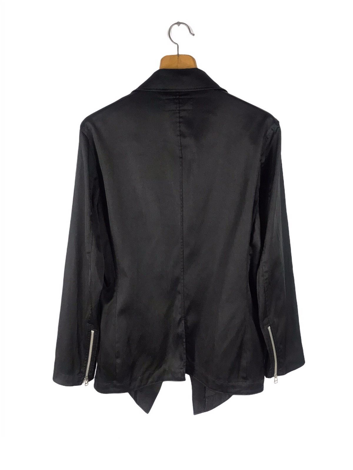 Japanese Brand SEDITIONARIES DESIGN ZIPPED LAPEL BLAZER JACKET Size 38R - 9 Thumbnail