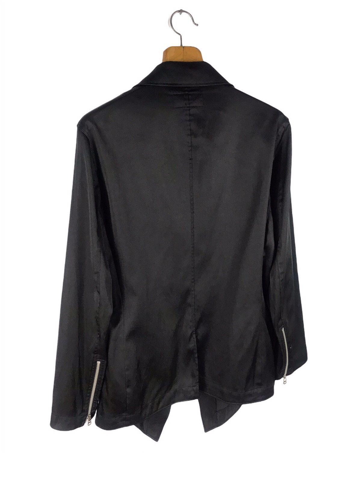 Japanese Brand SEDITIONARIES DESIGN ZIPPED LAPEL BLAZER JACKET Size 38R - 8 Thumbnail