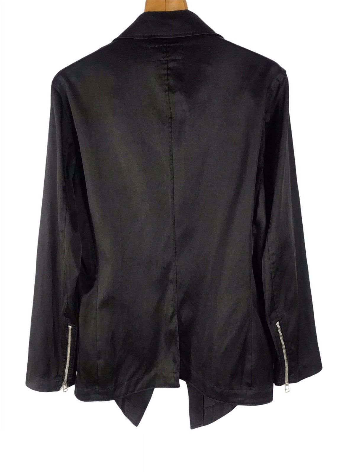 Japanese Brand SEDITIONARIES DESIGN ZIPPED LAPEL BLAZER JACKET Size 38R - 10 Thumbnail
