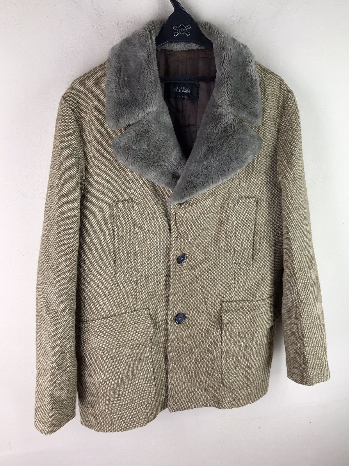 Giuliano Fujiwara GIULIANO FUJIWARA WOOL COAT JACKET Size US M / EU 48-50 / 2 - 2 Thumbnail