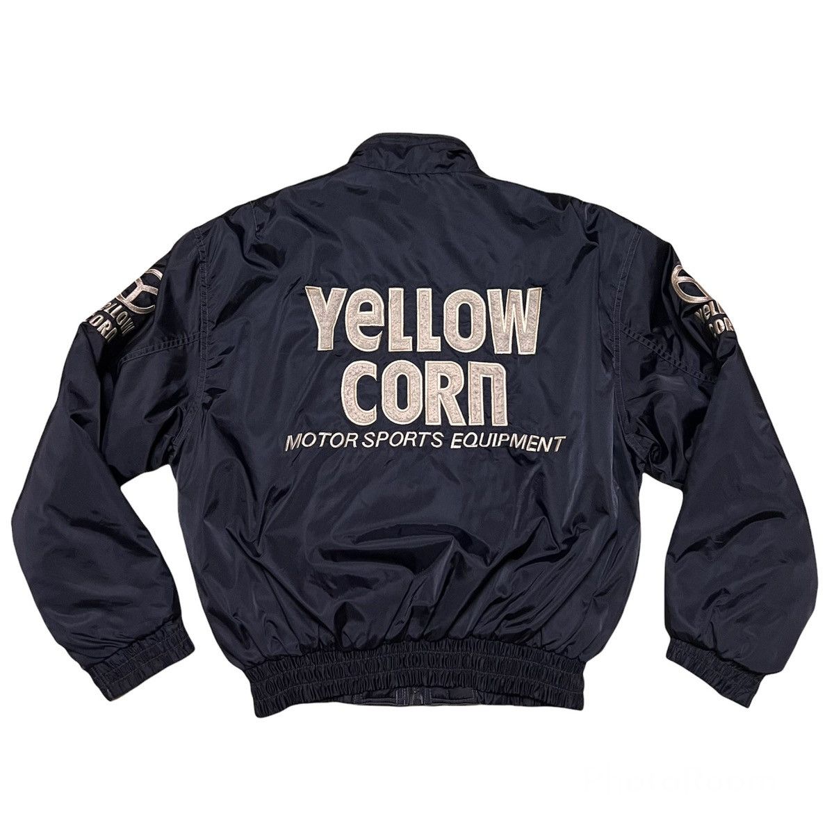 Vintage Vintage Yellow Corn Riding Racing Jacket Big Logo Size US L / EU 52-54 / 3 - 1 Thumbnail