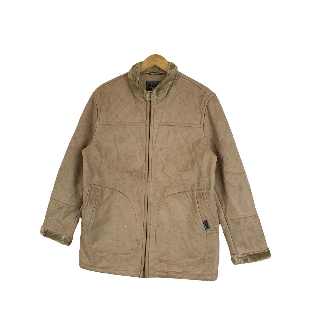 Kansai Yamamoto × Vintage KANSAI YAMAMOTO Body Max Japanese Brand Suede Leather Jacket Size US M / EU 48-50 / 2 - 4 Thumbnail