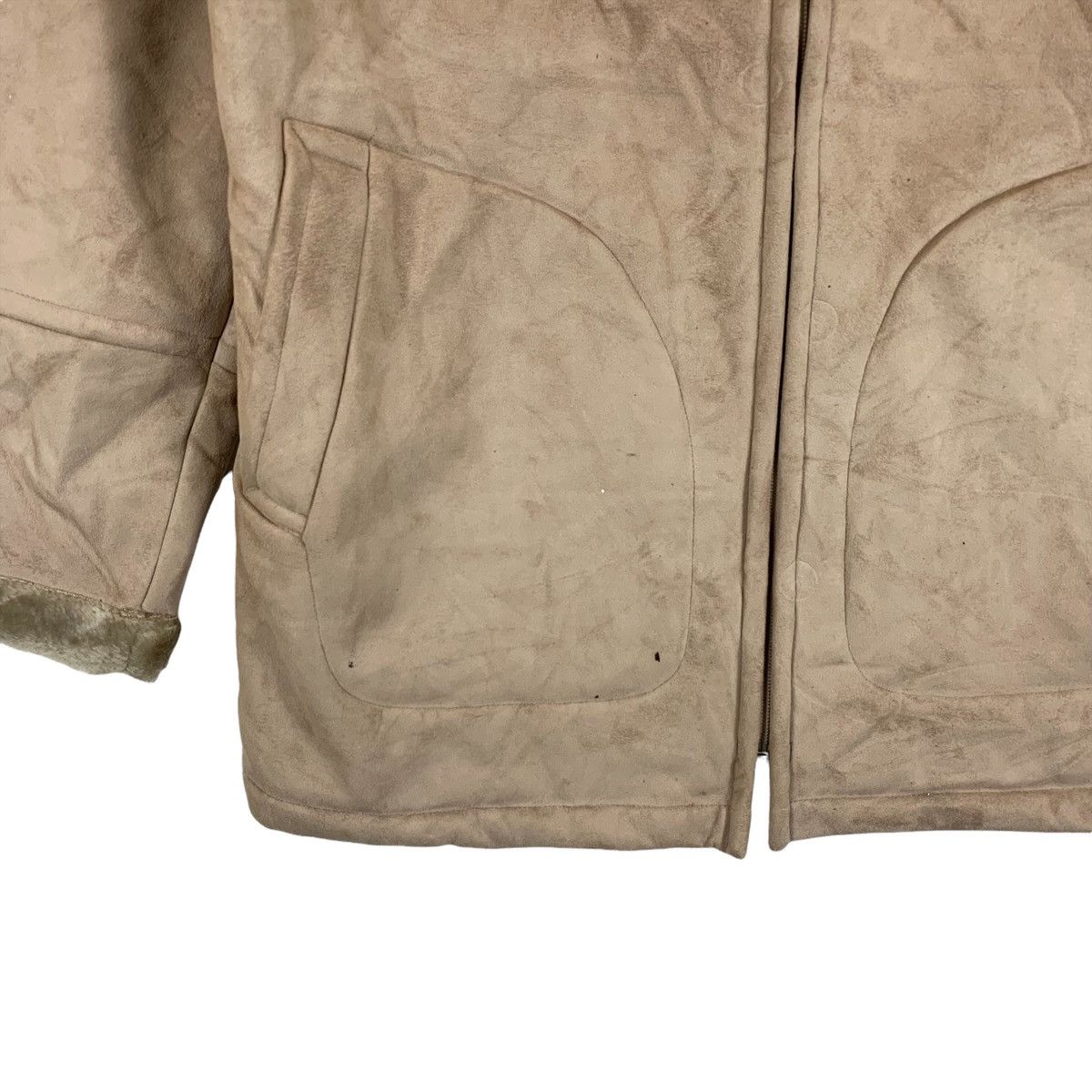 Kansai Yamamoto × Vintage KANSAI YAMAMOTO Body Max Japanese Brand Suede Leather Jacket Size US M / EU 48-50 / 2 - 9 Thumbnail