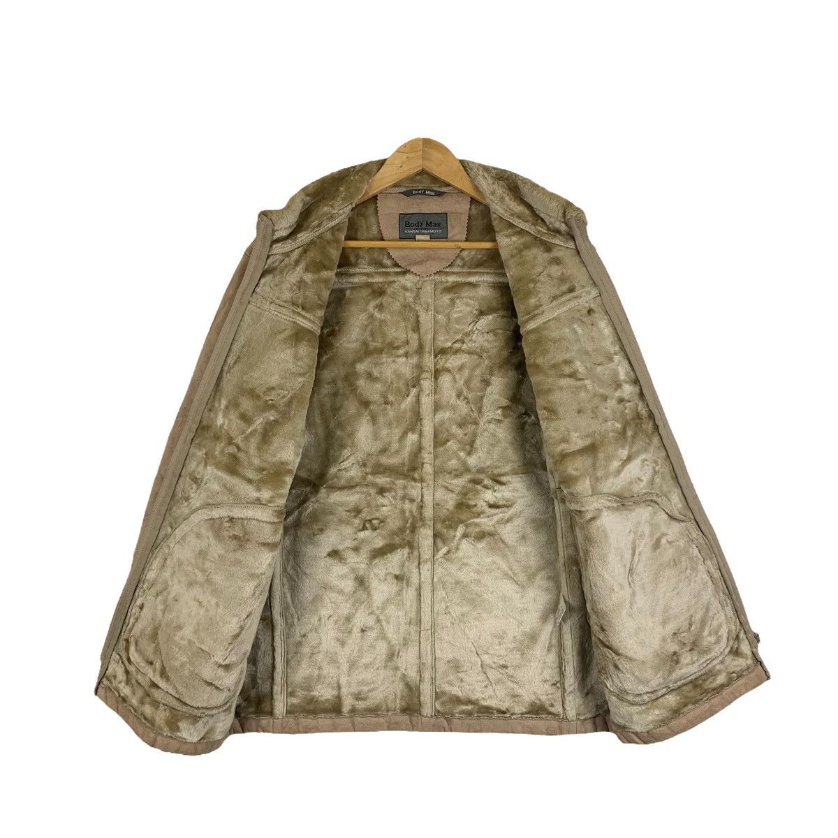 Kansai Yamamoto × Vintage KANSAI YAMAMOTO Body Max Japanese Brand Suede Leather Jacket Size US M / EU 48-50 / 2 - 3 Thumbnail