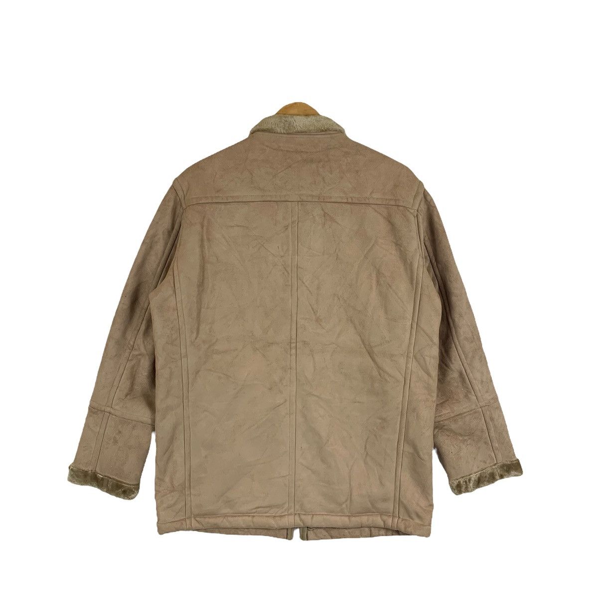 Kansai Yamamoto × Vintage KANSAI YAMAMOTO Body Max Japanese Brand Suede Leather Jacket Size US M / EU 48-50 / 2 - 2 Thumbnail