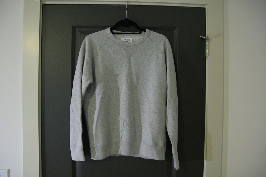 Our Legacy Our Legacy Heather Grey Crew Neck Sweater Grailed