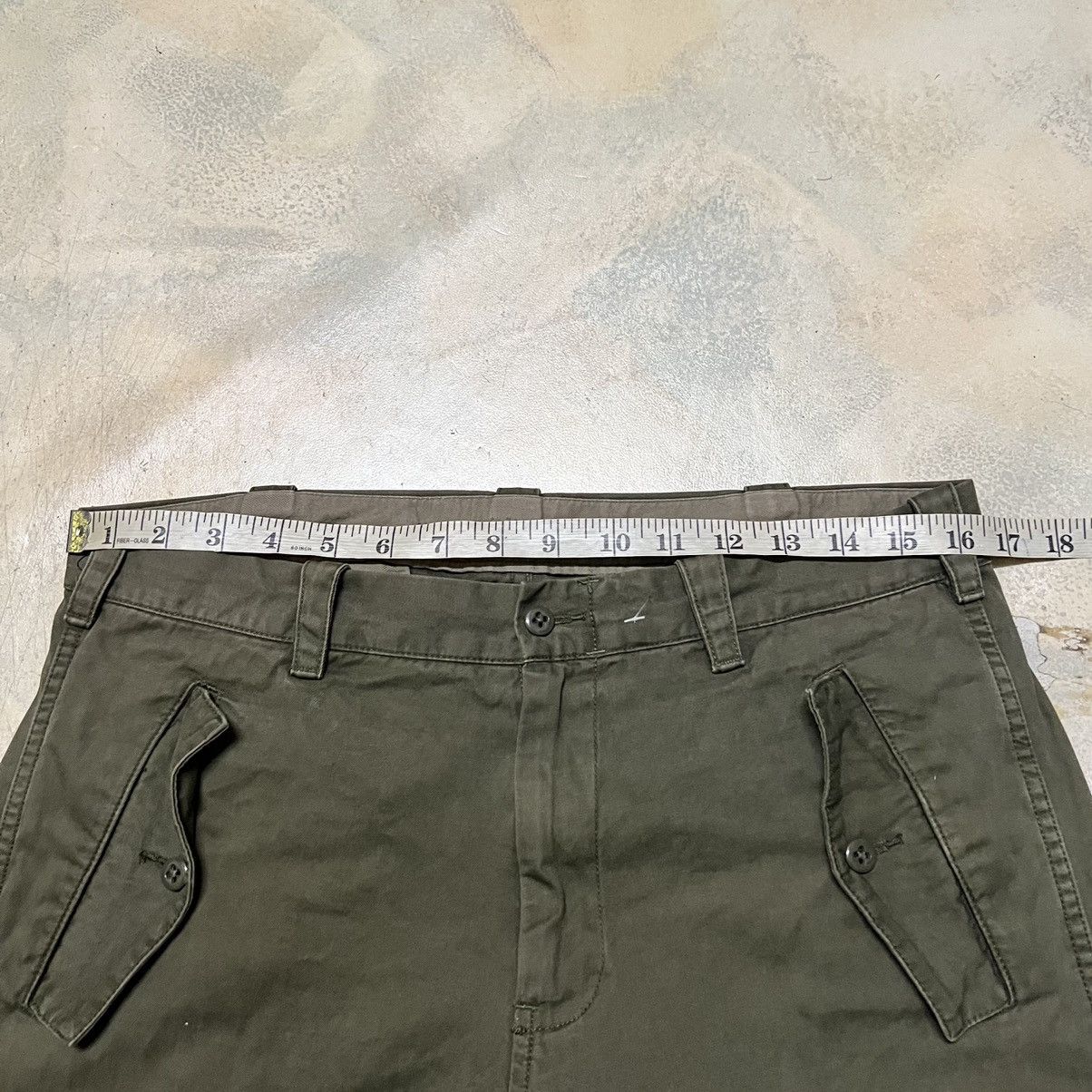 Japanese Brand Back Number Multipockets Cargo Pants Size US 33 - 7 Thumbnail