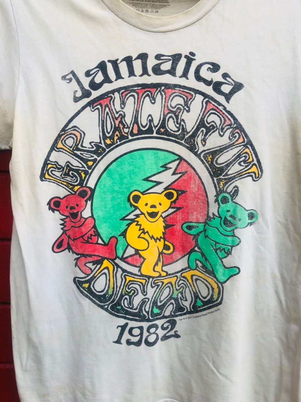 Band Tees × Vintage Vintage Grateful Dead Jamaica Streetwear Designer Fashion Size US S / EU 44-46 / 1 - 3 Thumbnail
