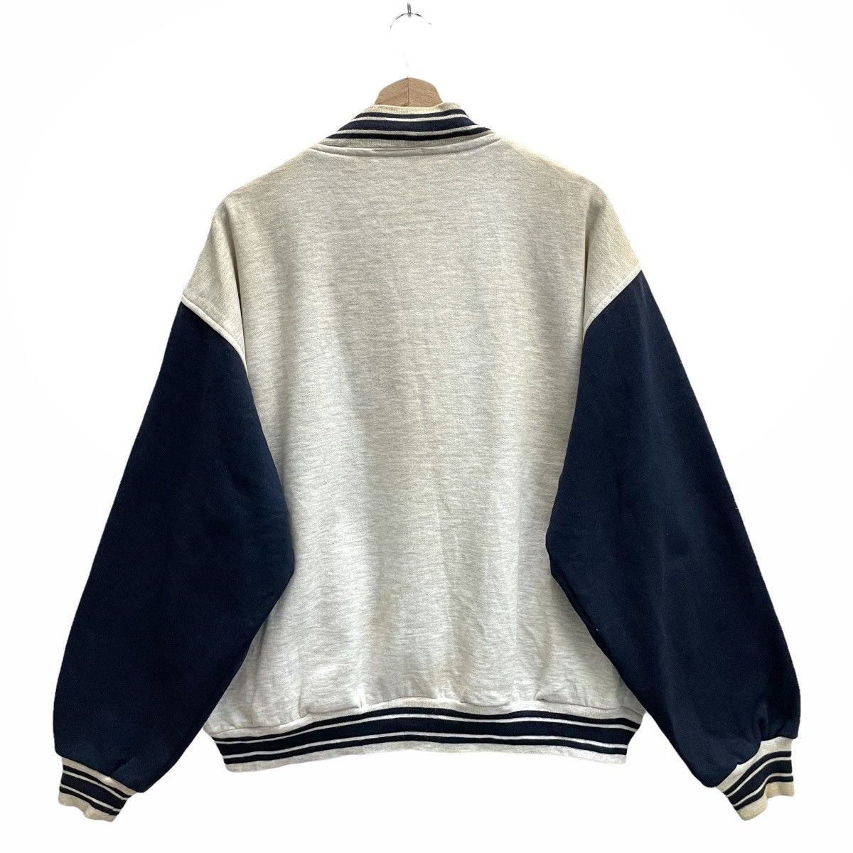 MLB 🔥 Vintage NEW YORK YANKEES Big Logo Varsity Jacket Size US L / EU 52-54 / 3 - 5 Thumbnail