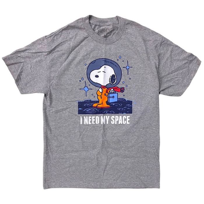 Peanuts Peanuts Snoopy I Need My Space Graphic T-Shirt Heather Gray ...