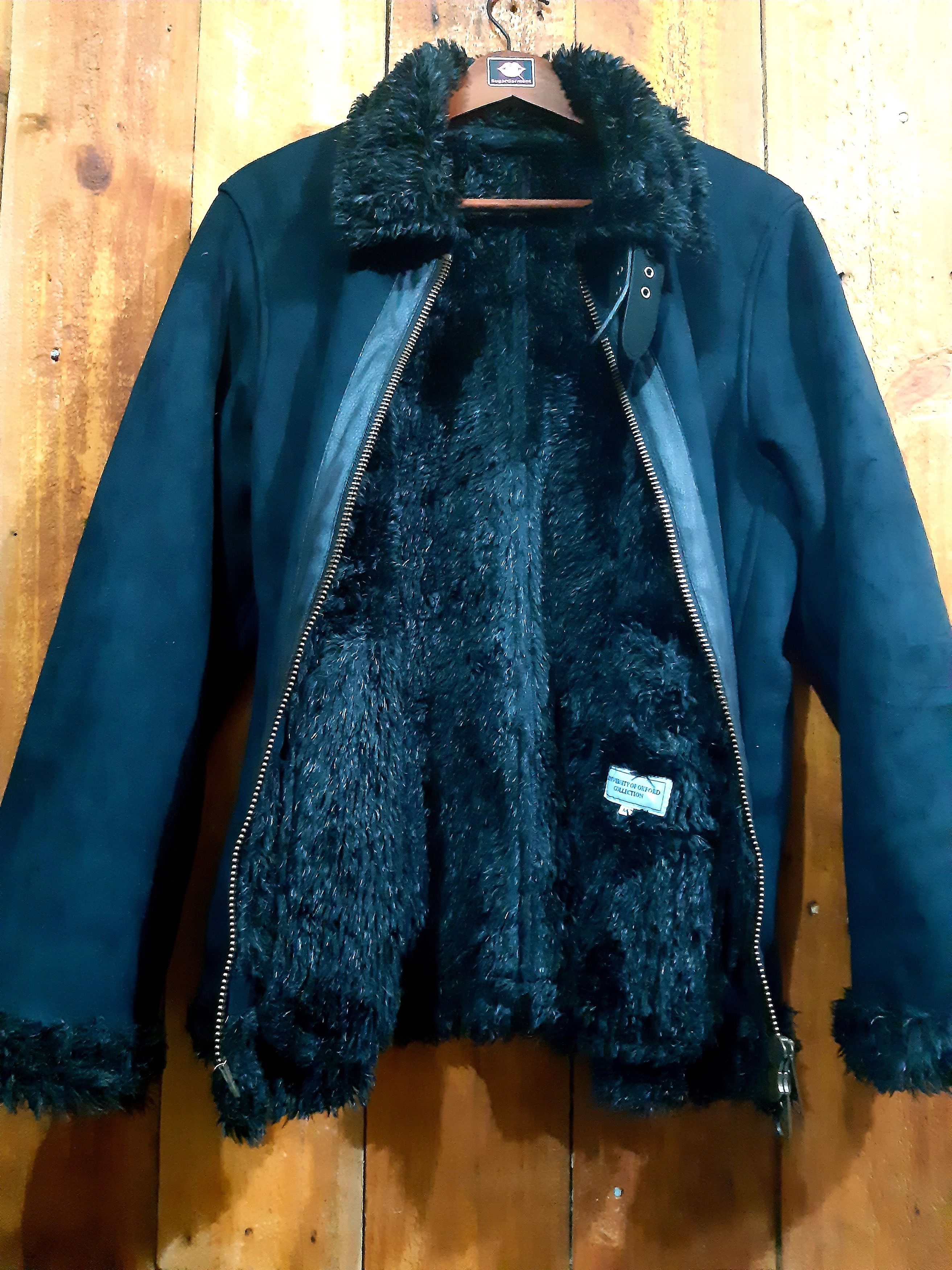 Oxford × Streetwear × Vintage University of Oxford collection Fur Jacket  Vintage | Grailed