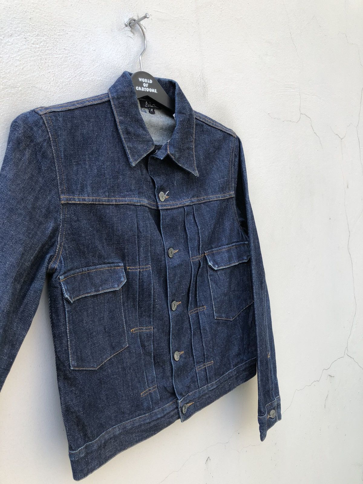 A.P.C. Vintage A.P.C. Double Pocket Redline Denim Jacket Size US M / EU 48-50 / 2 - 12 Thumbnail