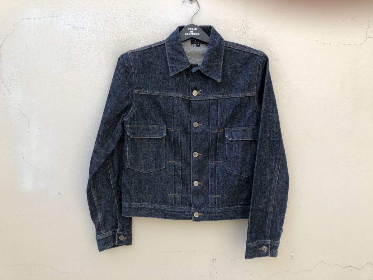 A.P.C. Vintage A.P.C. Double Pocket Redline Denim Jacket Size US M / EU 48-50 / 2 - 6 Thumbnail