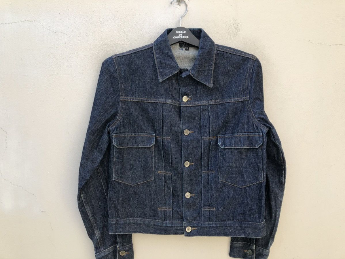 A.P.C. Vintage A.P.C. Double Pocket Redline Denim Jacket Size US M / EU 48-50 / 2 - 7 Thumbnail