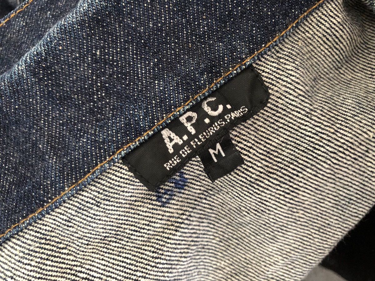 A.P.C. Vintage A.P.C. Double Pocket Redline Denim Jacket Size US M / EU 48-50 / 2 - 20 Thumbnail