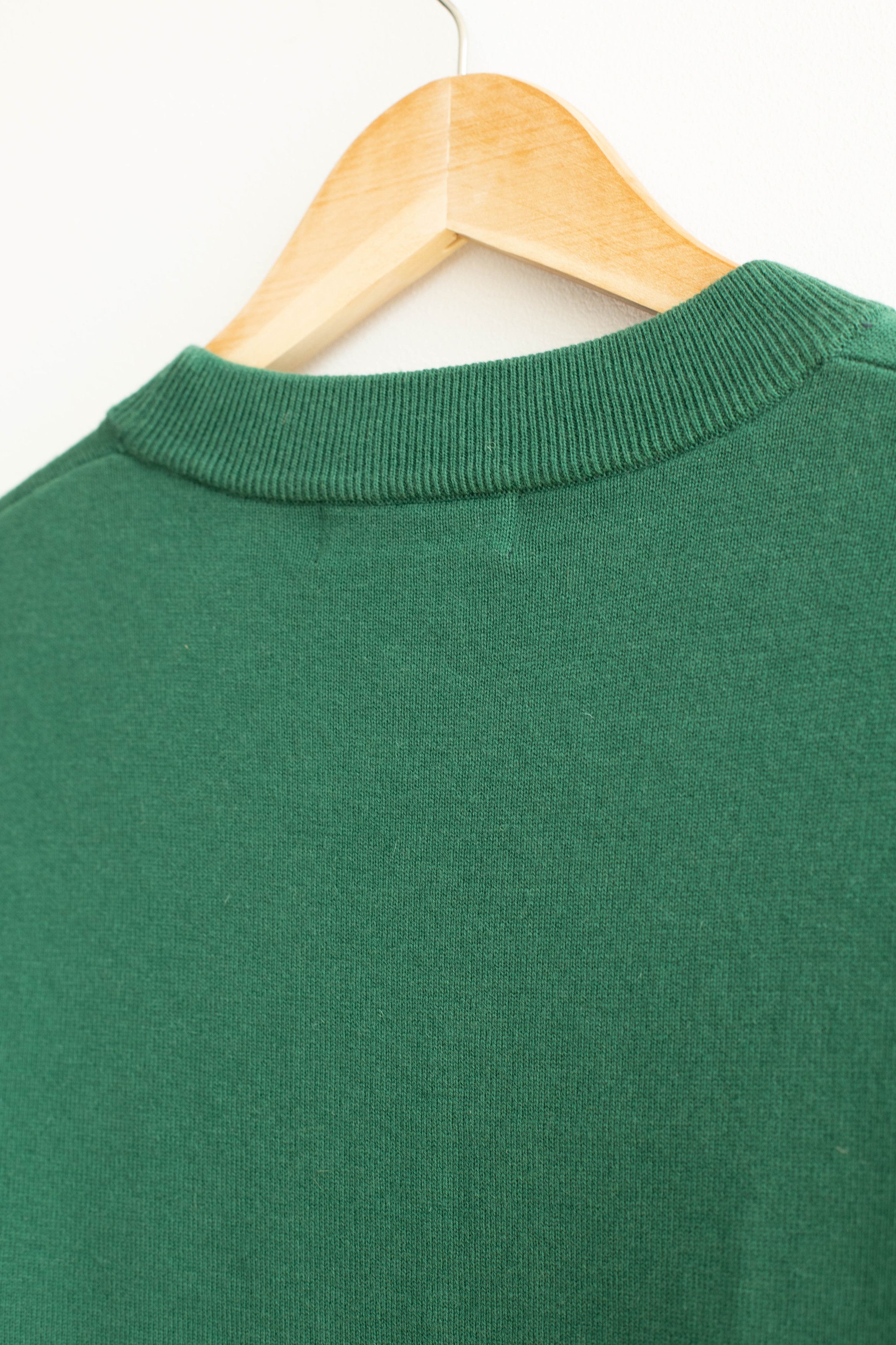 Fred Perry Fred Perry Tipped Sleeve Crew Neck Sweater - Green Size US S / EU 44-46 / 1 - 17 Thumbnail