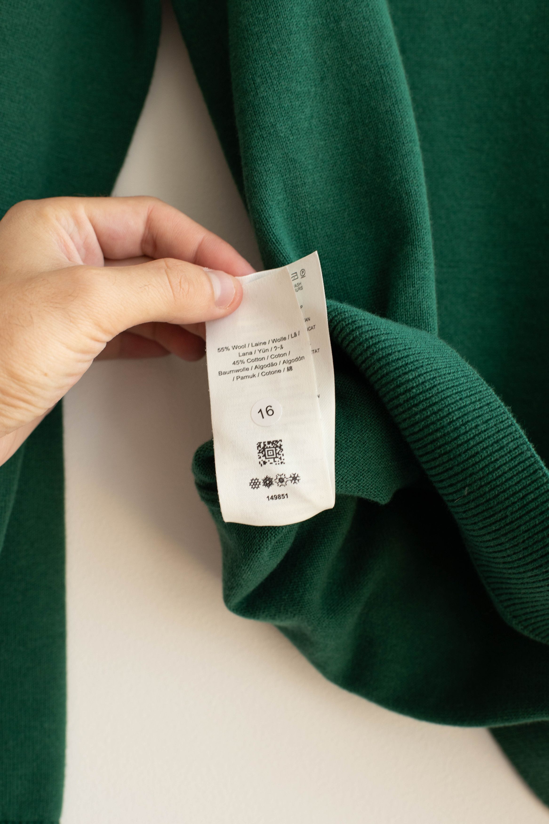 Fred Perry Fred Perry Tipped Sleeve Crew Neck Sweater - Green Size US S / EU 44-46 / 1 - 12 Thumbnail