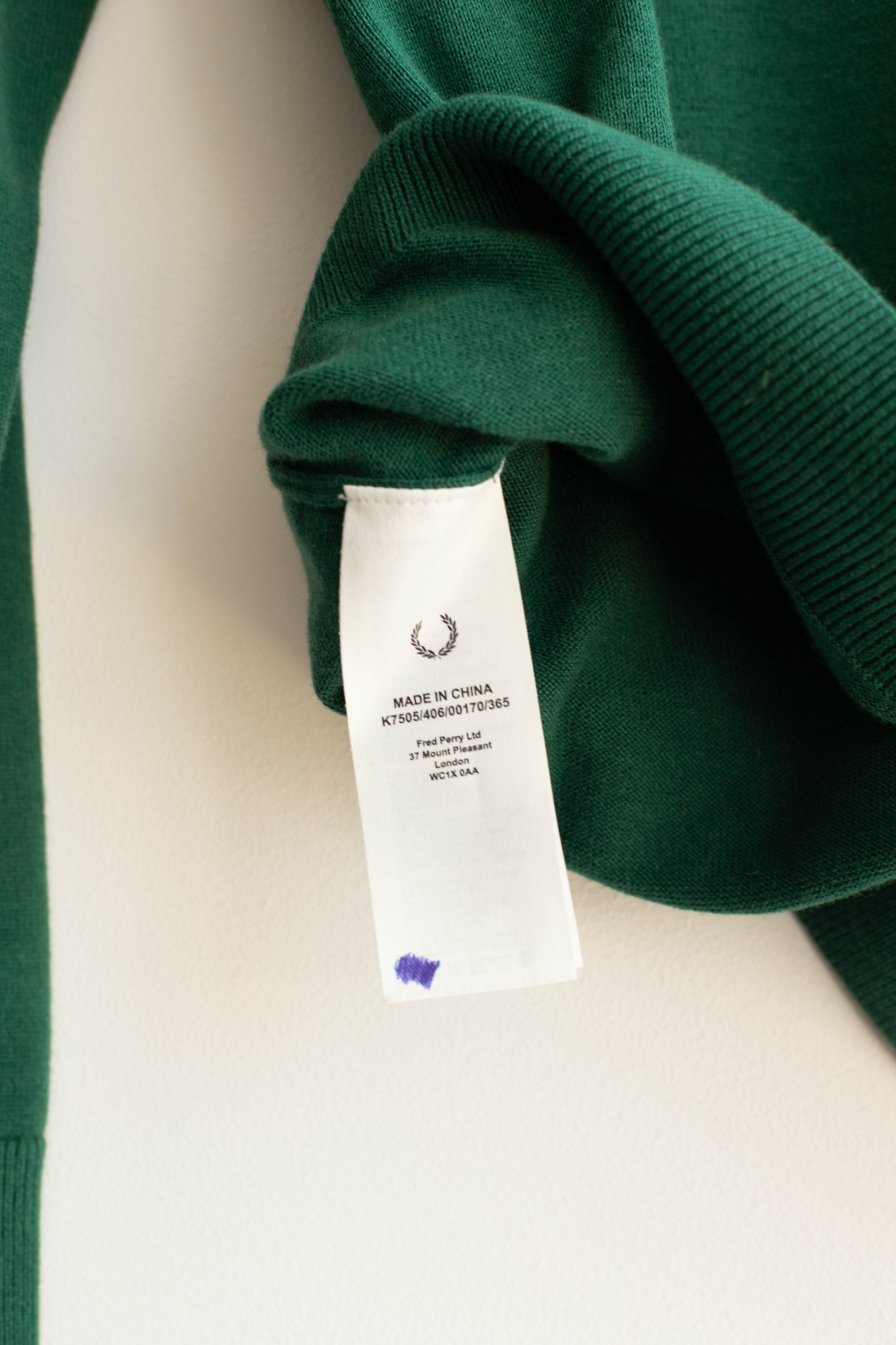 Fred Perry Fred Perry Tipped Sleeve Crew Neck Sweater - Green Size US S / EU 44-46 / 1 - 10 Thumbnail
