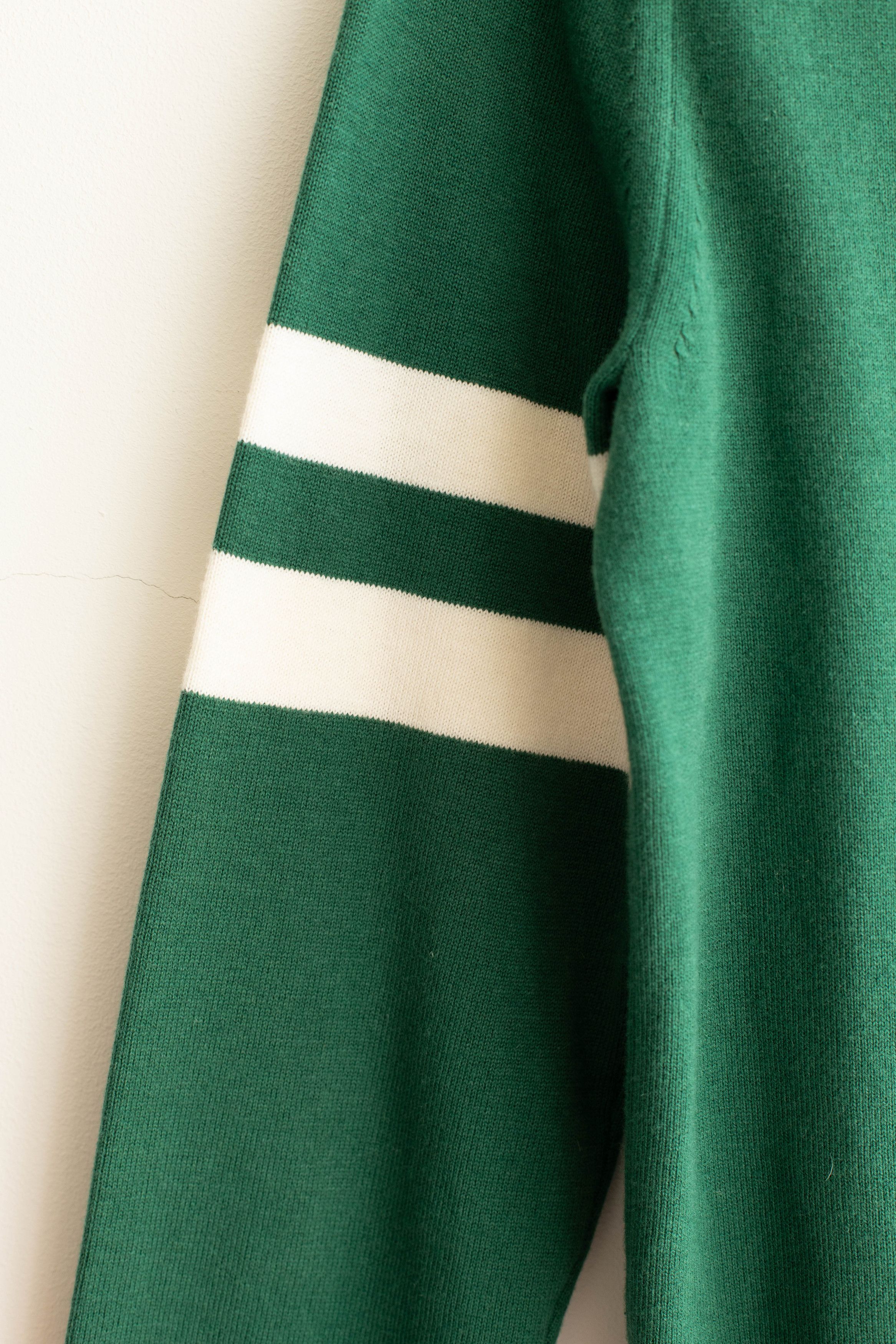 Fred Perry Fred Perry Tipped Sleeve Crew Neck Sweater - Green Size US S / EU 44-46 / 1 - 15 Thumbnail