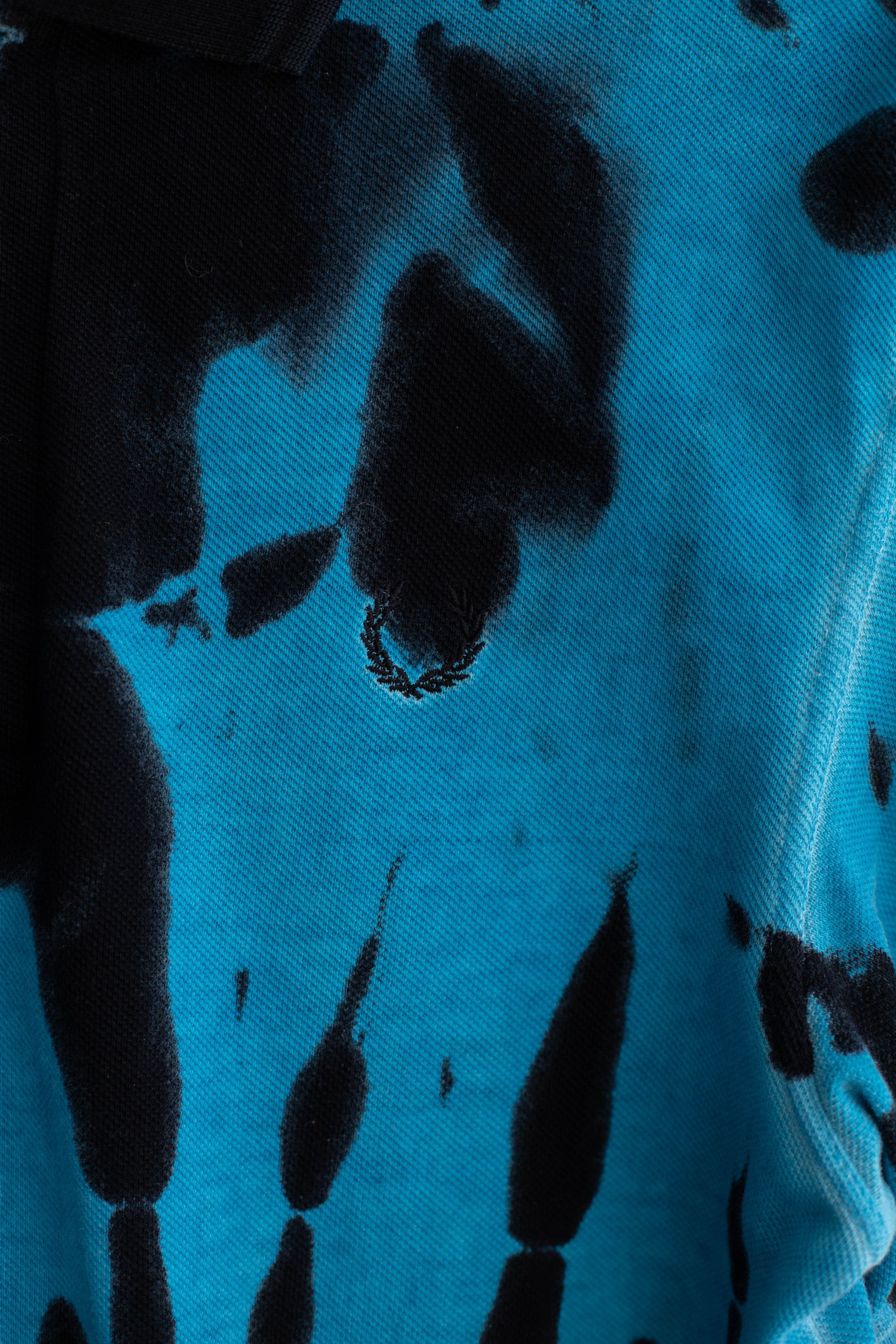 Fred Perry Fred Perry Tie Die Polo Acid Blue Size US M / EU 48-50 / 2 - 4 Thumbnail