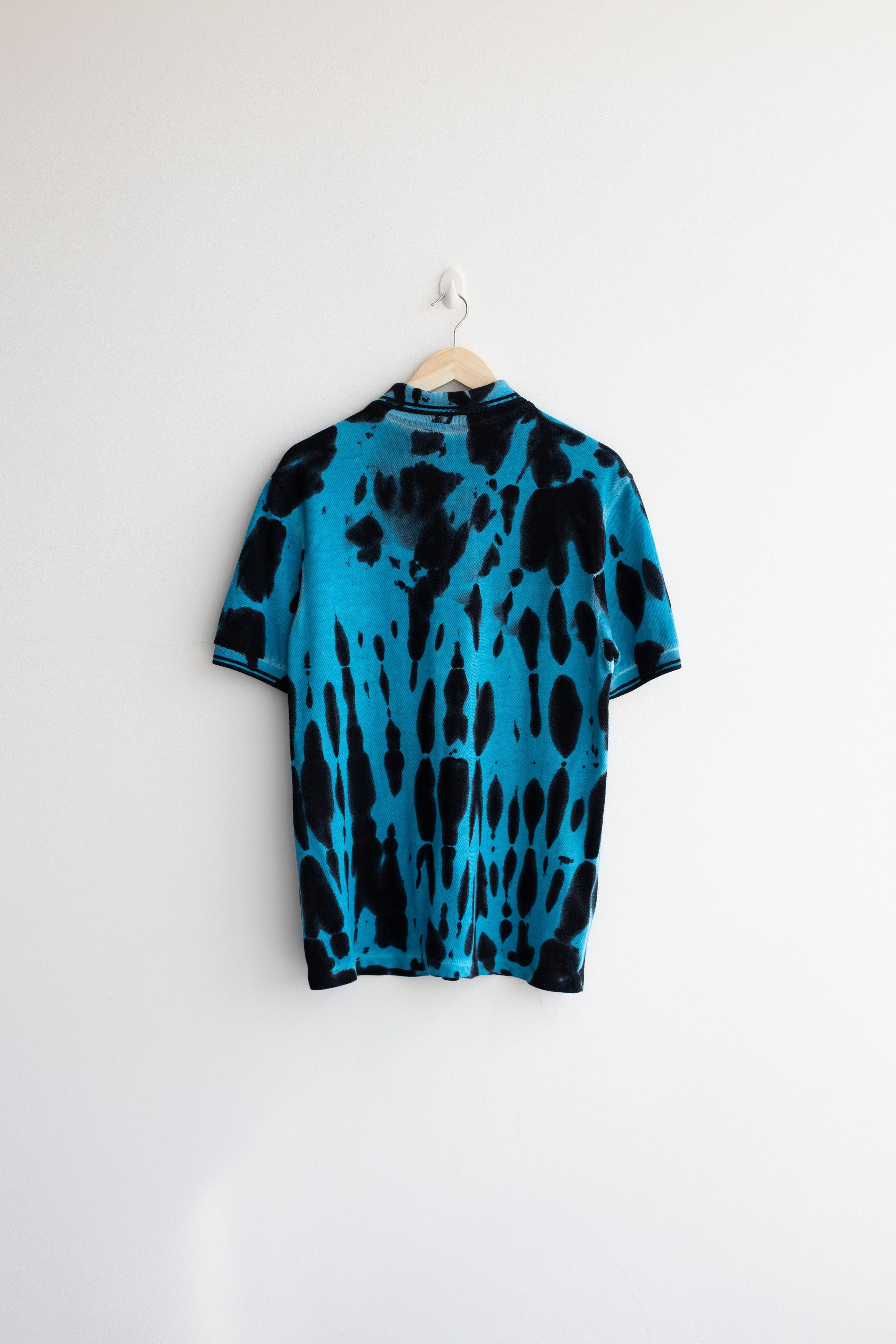 Fred Perry Fred Perry Tie Die Polo Acid Blue Size US M / EU 48-50 / 2 - 3 Thumbnail