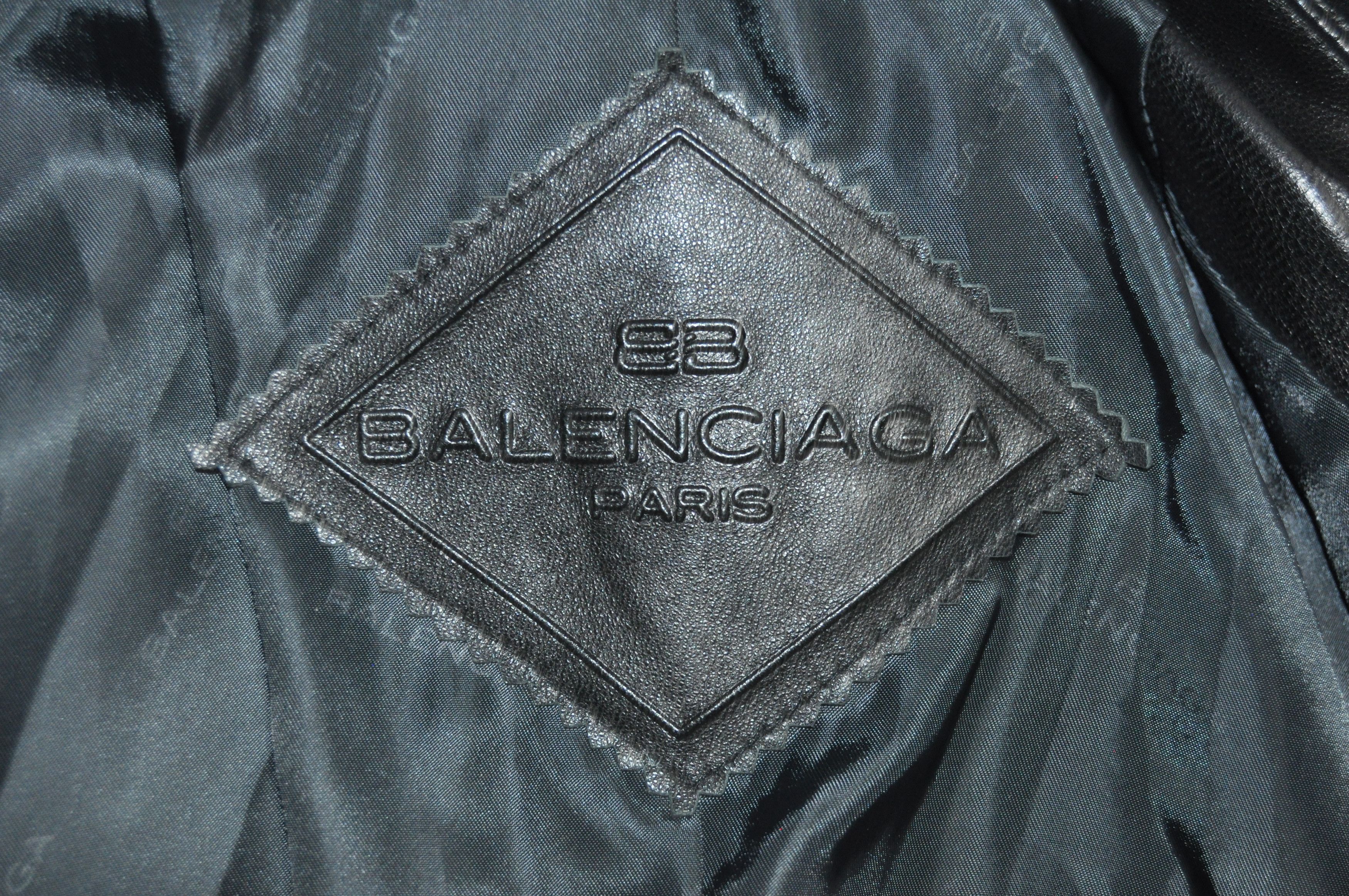 Balenciaga Balenciaga - Vintage - 1997 - Leather Blazer Size US L / EU 52-54 / 3 - 7 Thumbnail