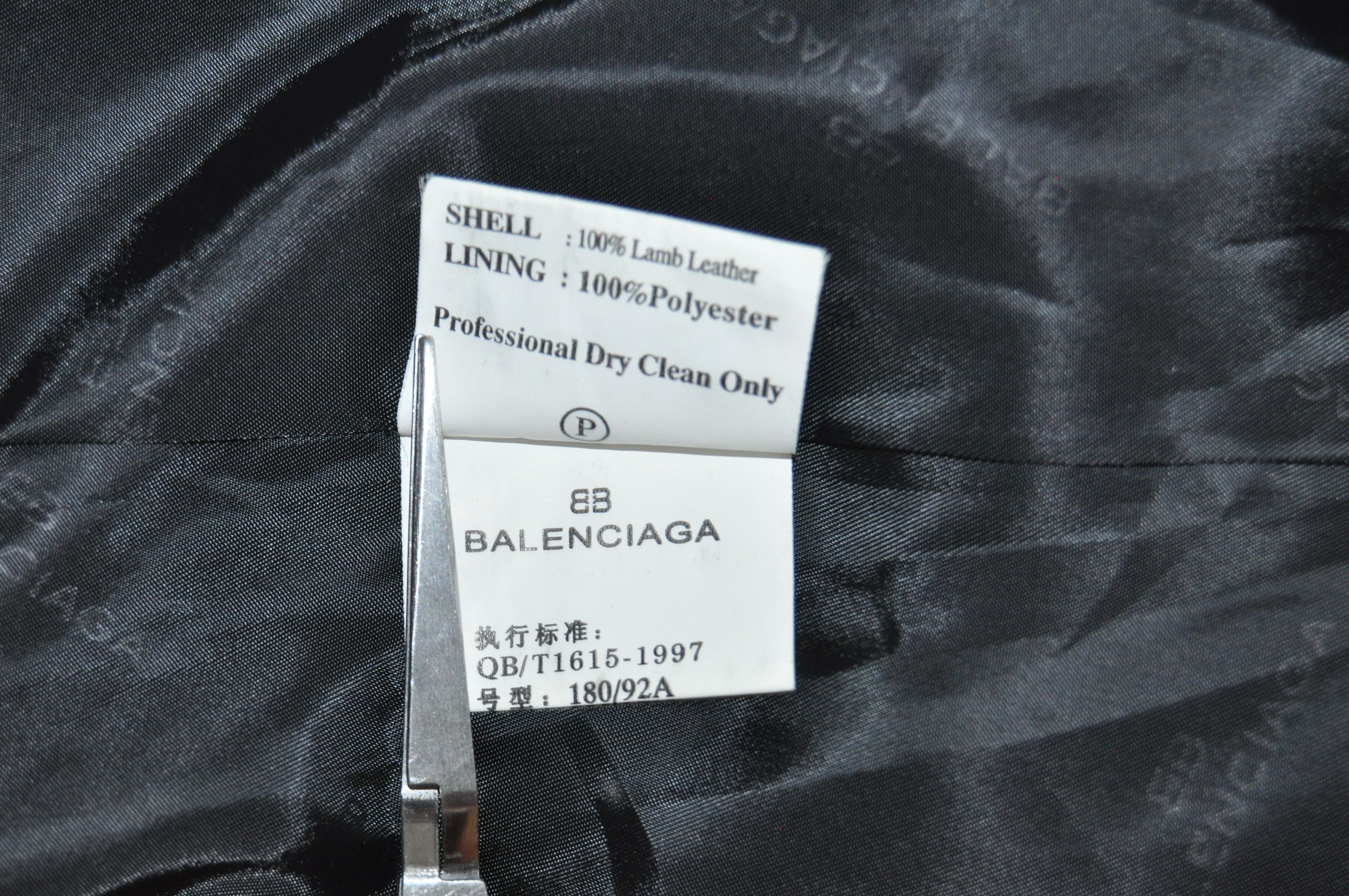 Balenciaga Balenciaga - Vintage - 1997 - Leather Blazer Size US L / EU 52-54 / 3 - 10 Thumbnail