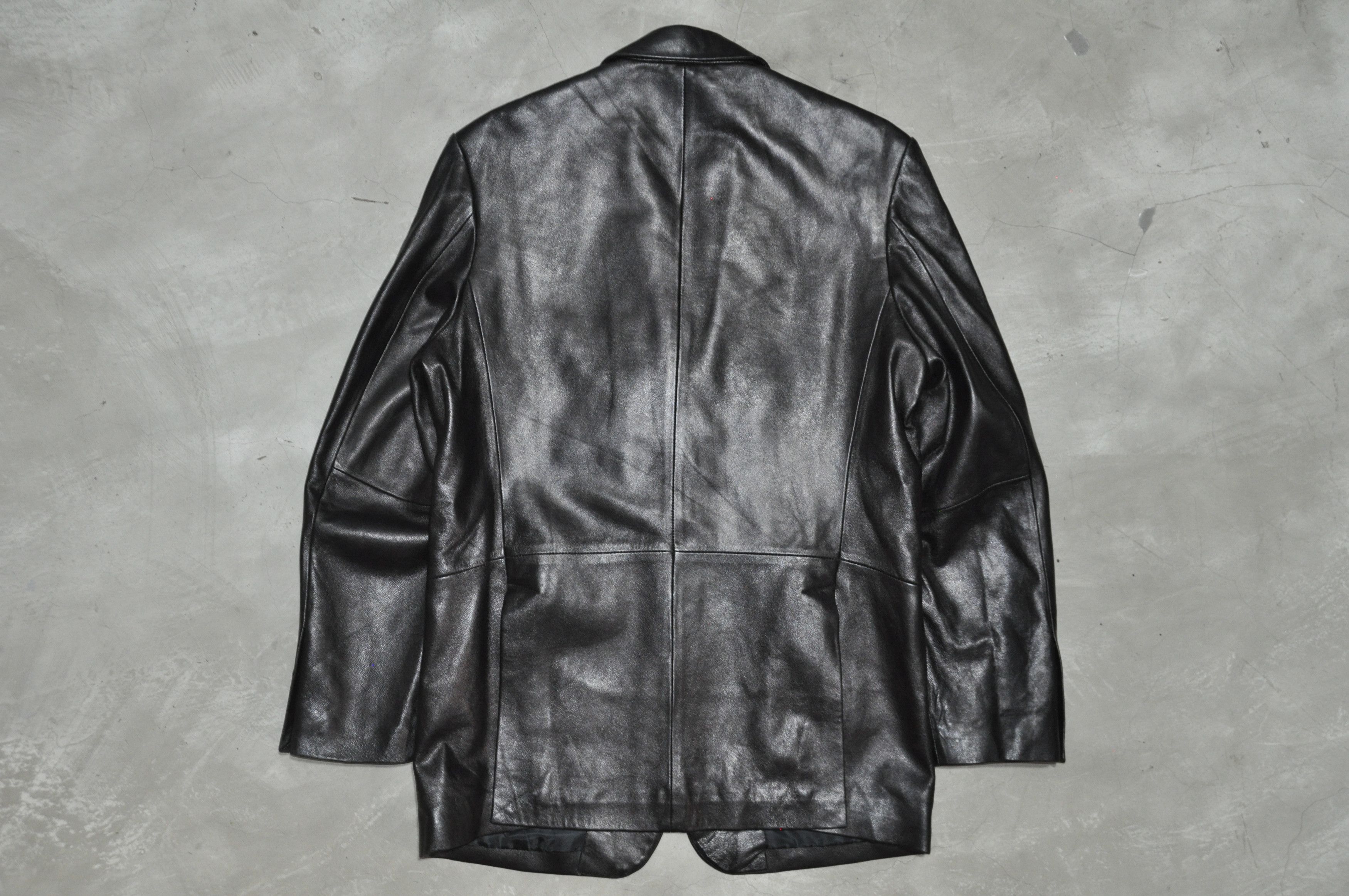 Balenciaga Balenciaga - Vintage - 1997 - Leather Blazer Size US L / EU 52-54 / 3 - 2 Thumbnail