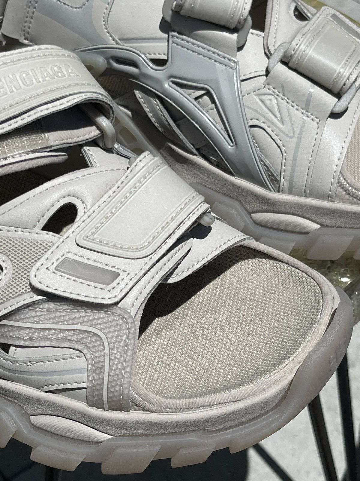 Balenciaga Like a New, Track touch-strap sandals Size US 12 / EU 45 - 6 Thumbnail