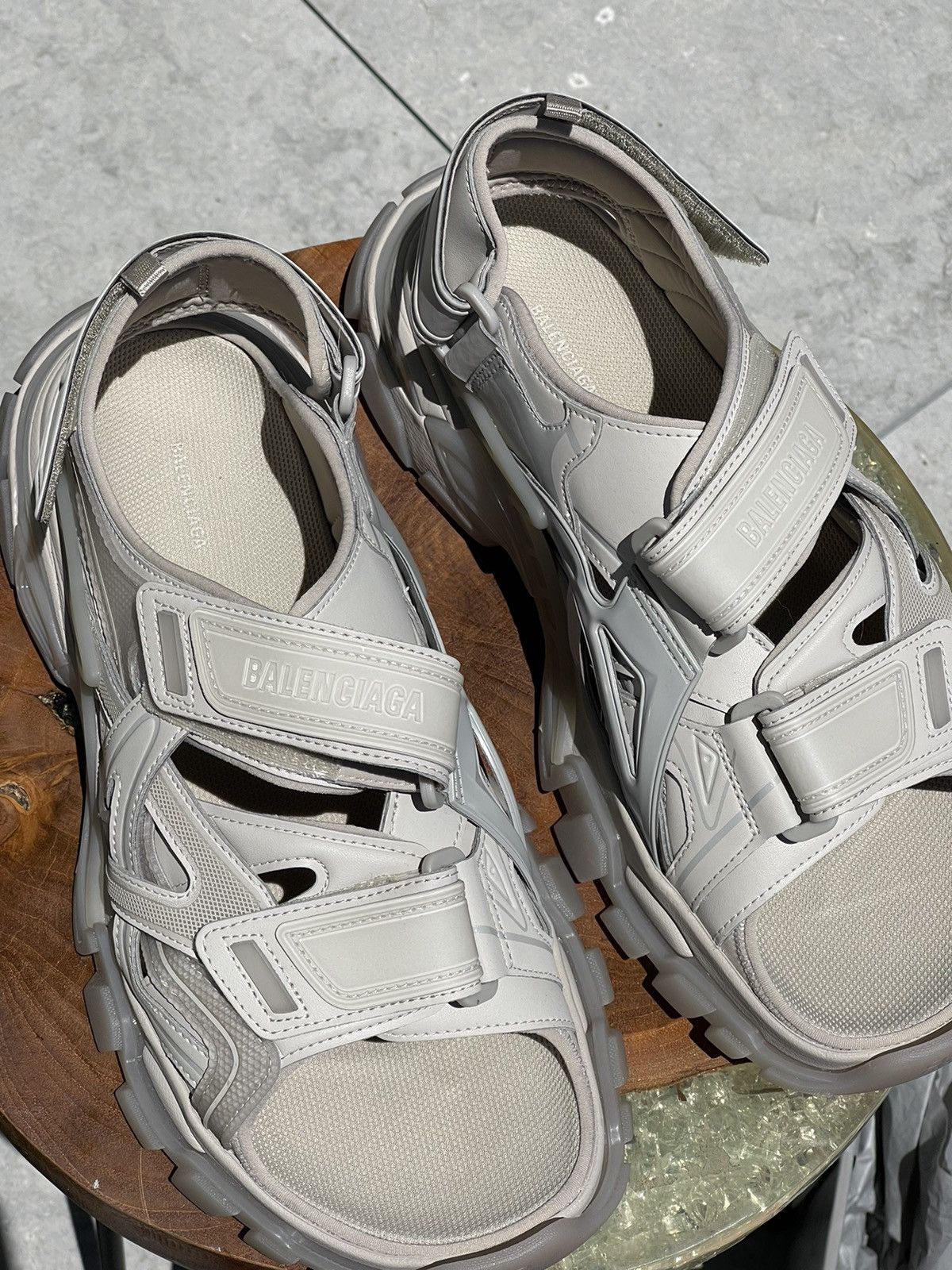 Balenciaga Like a New, Track touch-strap sandals Size US 12 / EU 45 - 11 Thumbnail