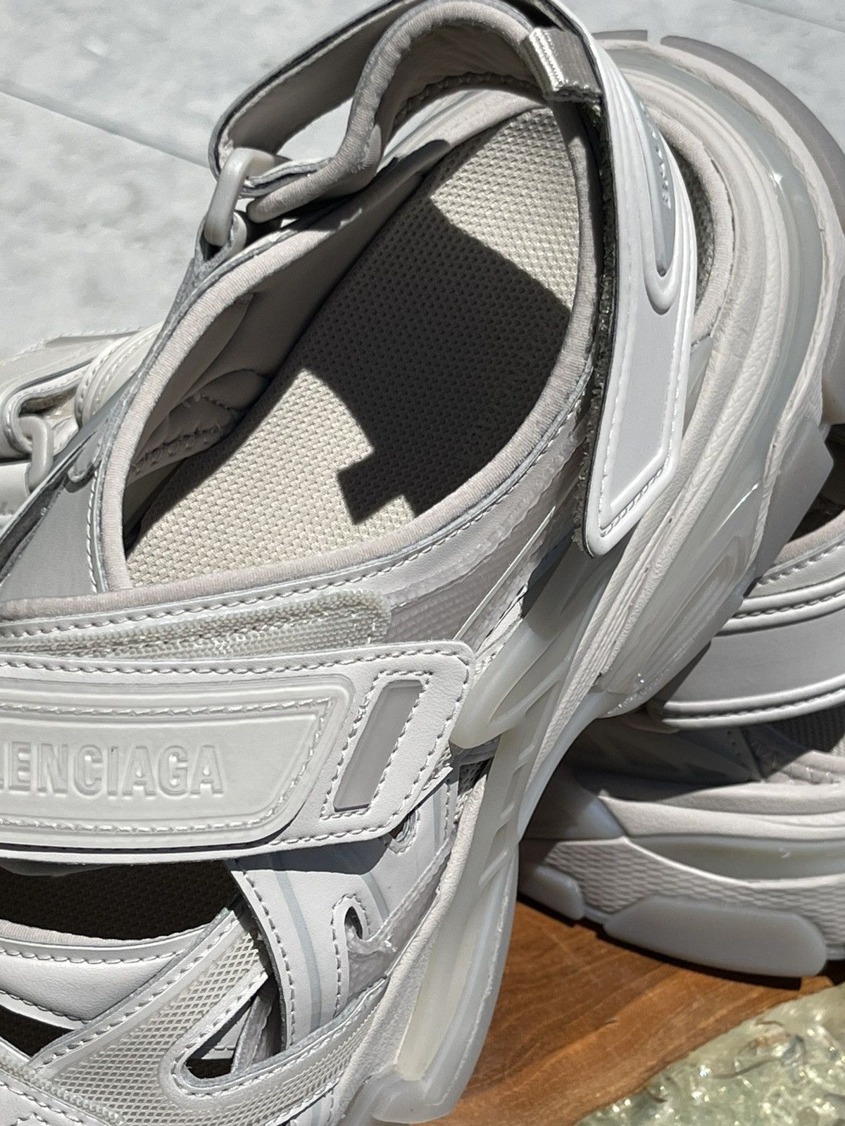 Balenciaga Like a New, Track touch-strap sandals Size US 12 / EU 45 - 5 Thumbnail