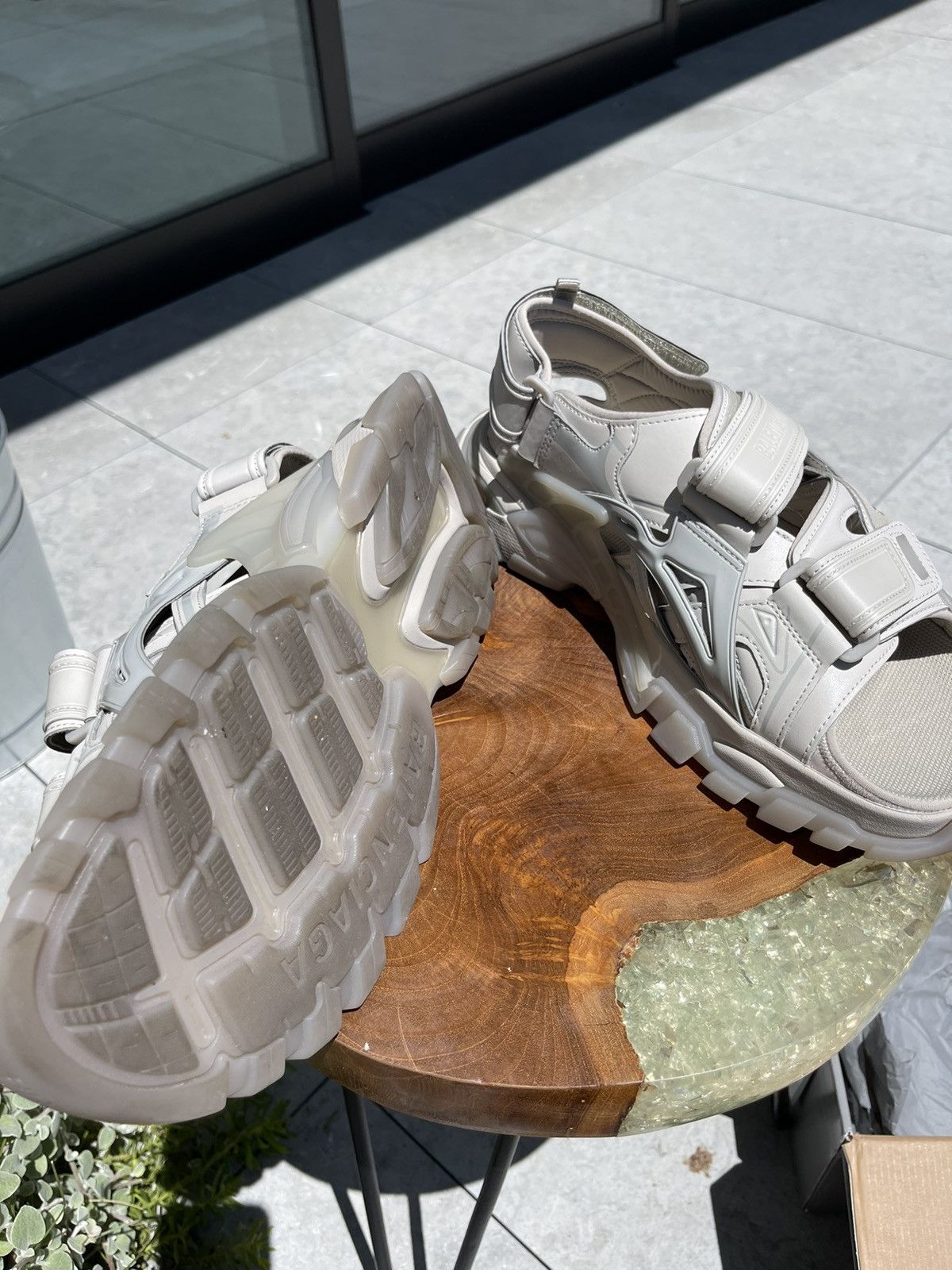 Balenciaga Like a New, Track touch-strap sandals Size US 12 / EU 45 - 9 Thumbnail