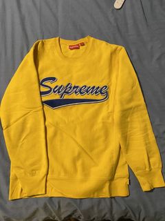 Supreme brush script clearance crewneck