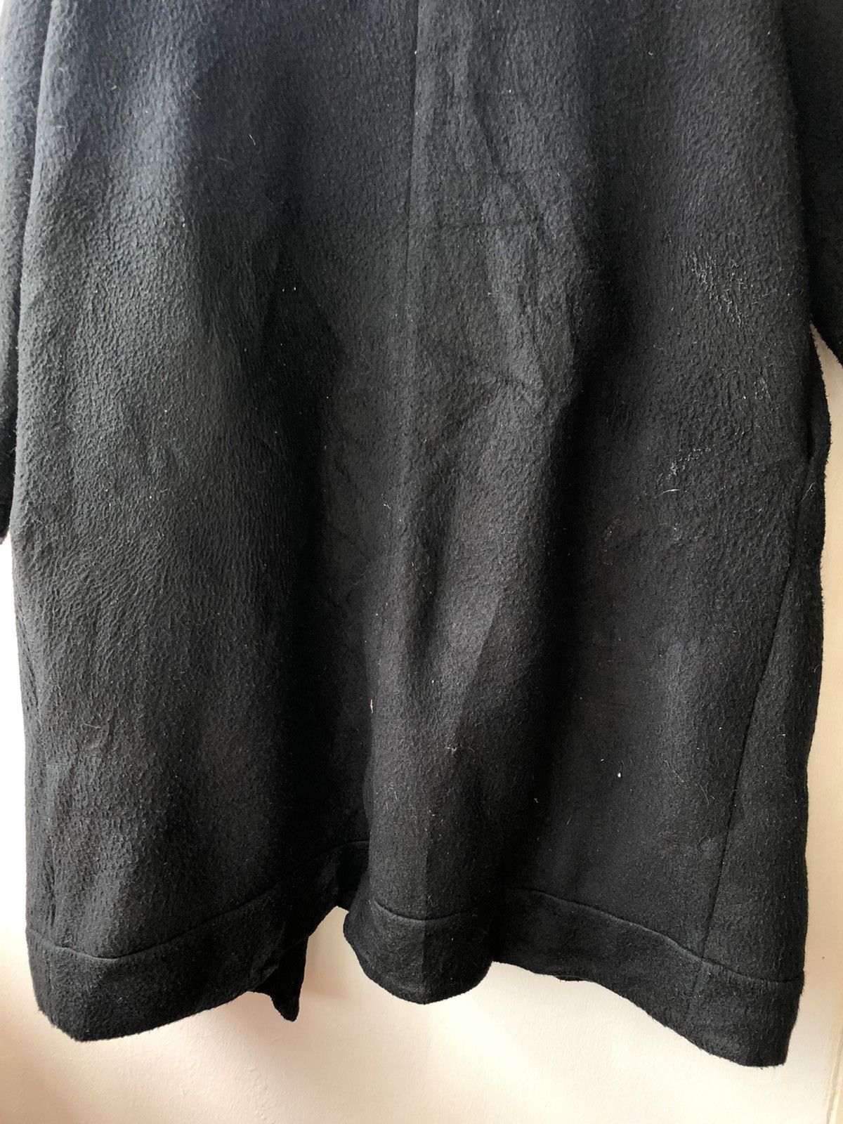Japanese Brand Azul By Moussy Black Wool Cardigan Size M / US 6-8 / IT 42-44 - 10 Thumbnail