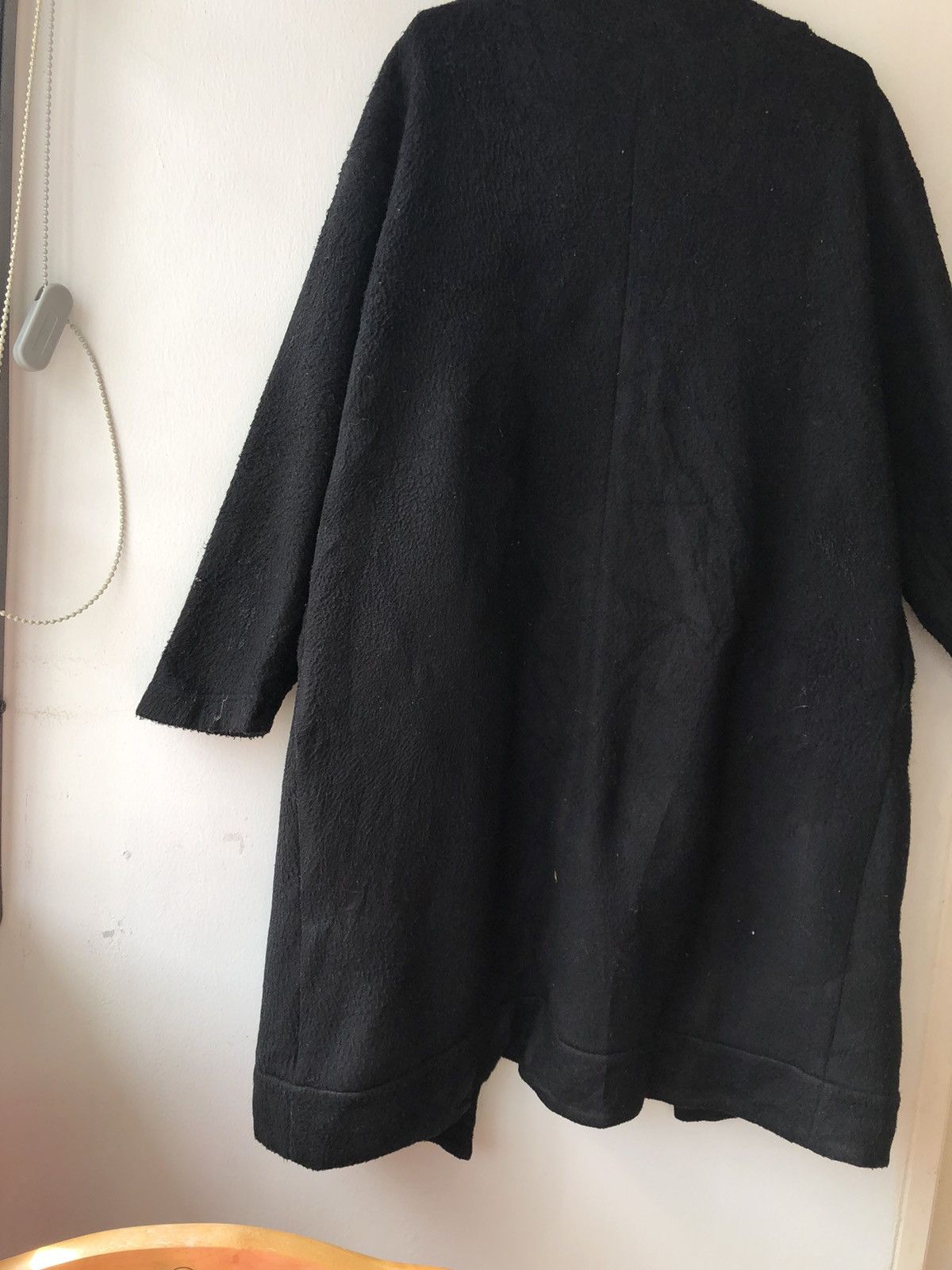 Japanese Brand Azul By Moussy Black Wool Cardigan Size M / US 6-8 / IT 42-44 - 7 Thumbnail